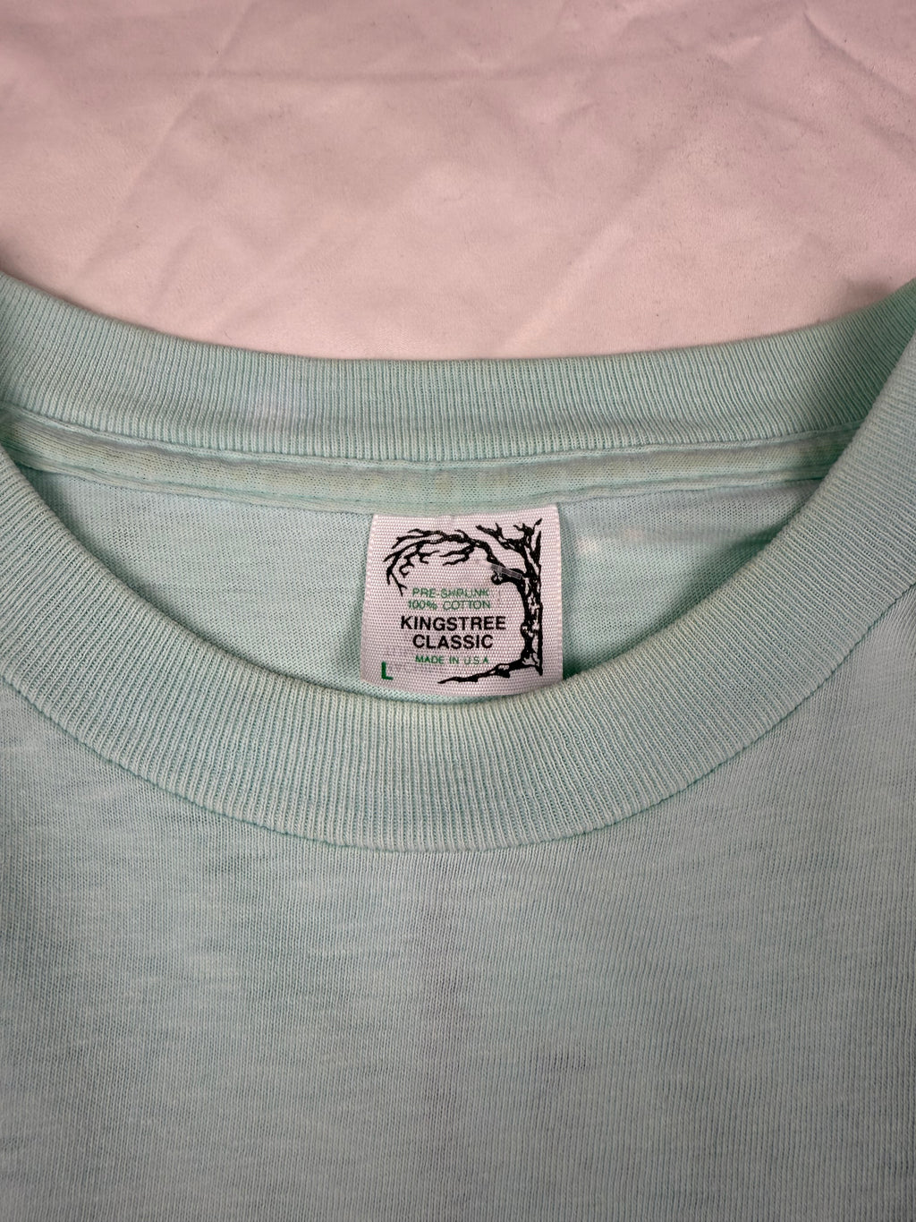 ‘89 Devils Hangout Salvage Pocket ￼Tee Sz. L