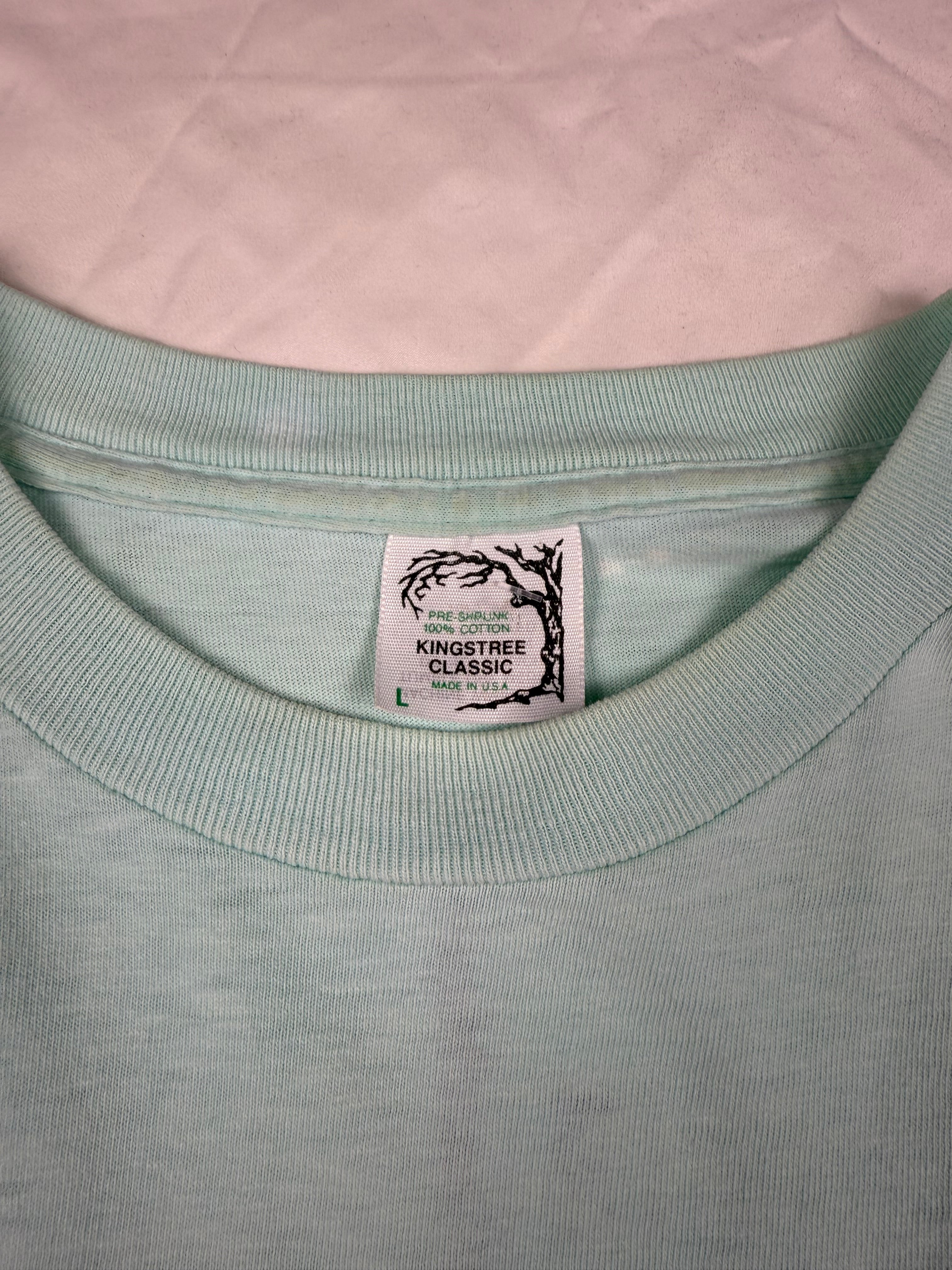 ‘89 Devils Hangout Salvage Pocket ￼Tee Sz. L