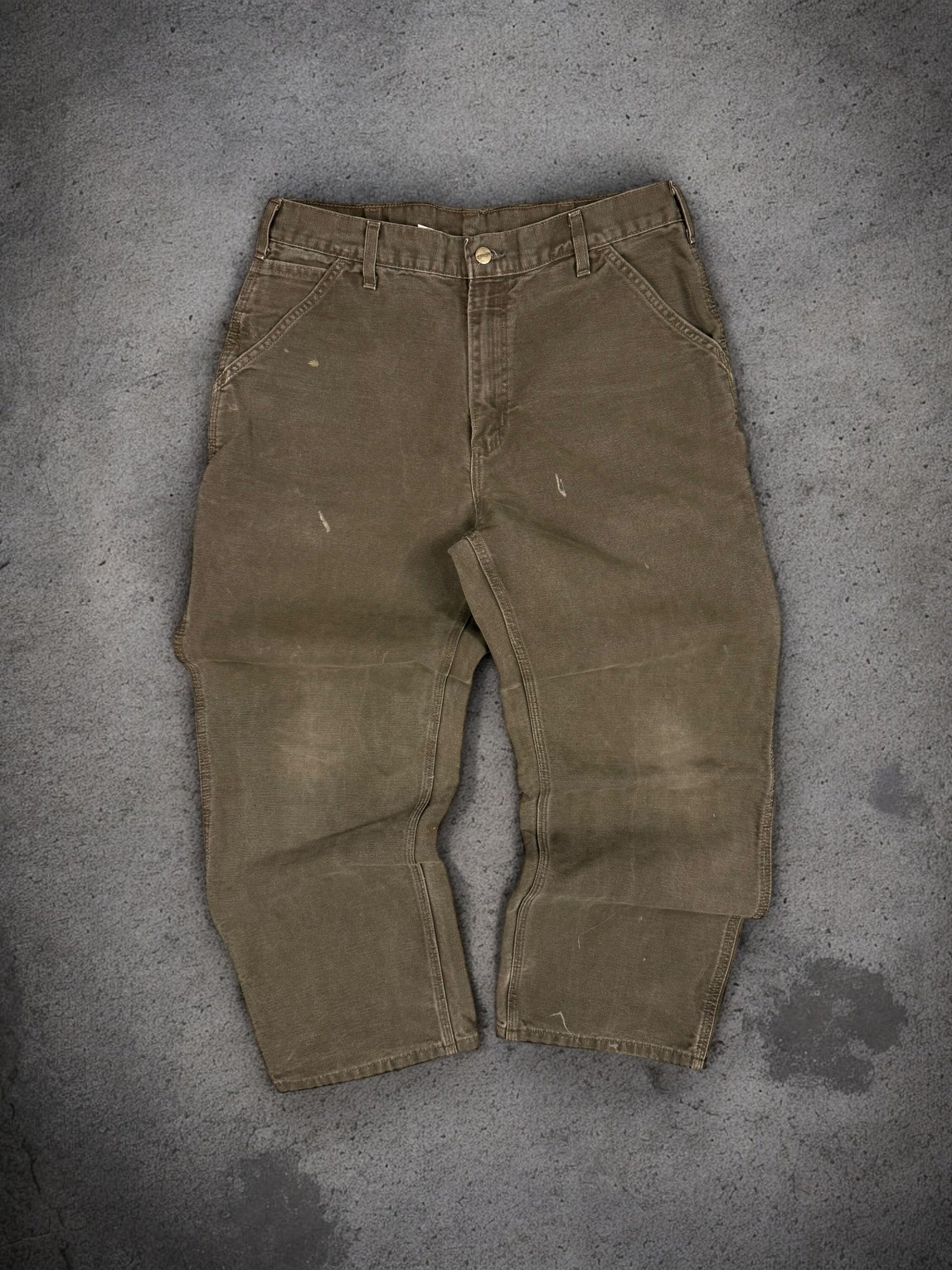‘90s Brown Carhartt Carpenter Pants Sz. 34x30
