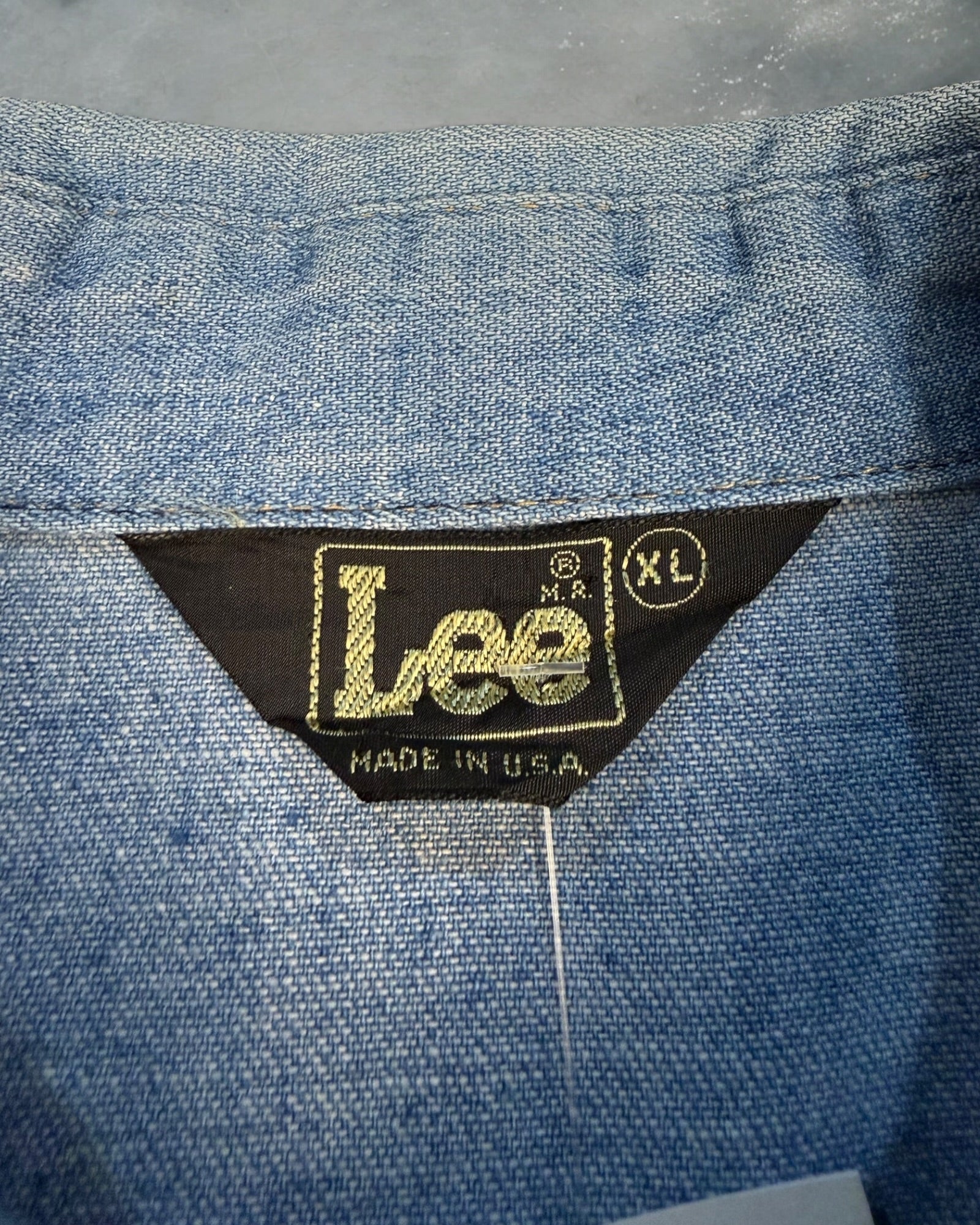 ‘70s Lee Denim Button Up Sz. XL