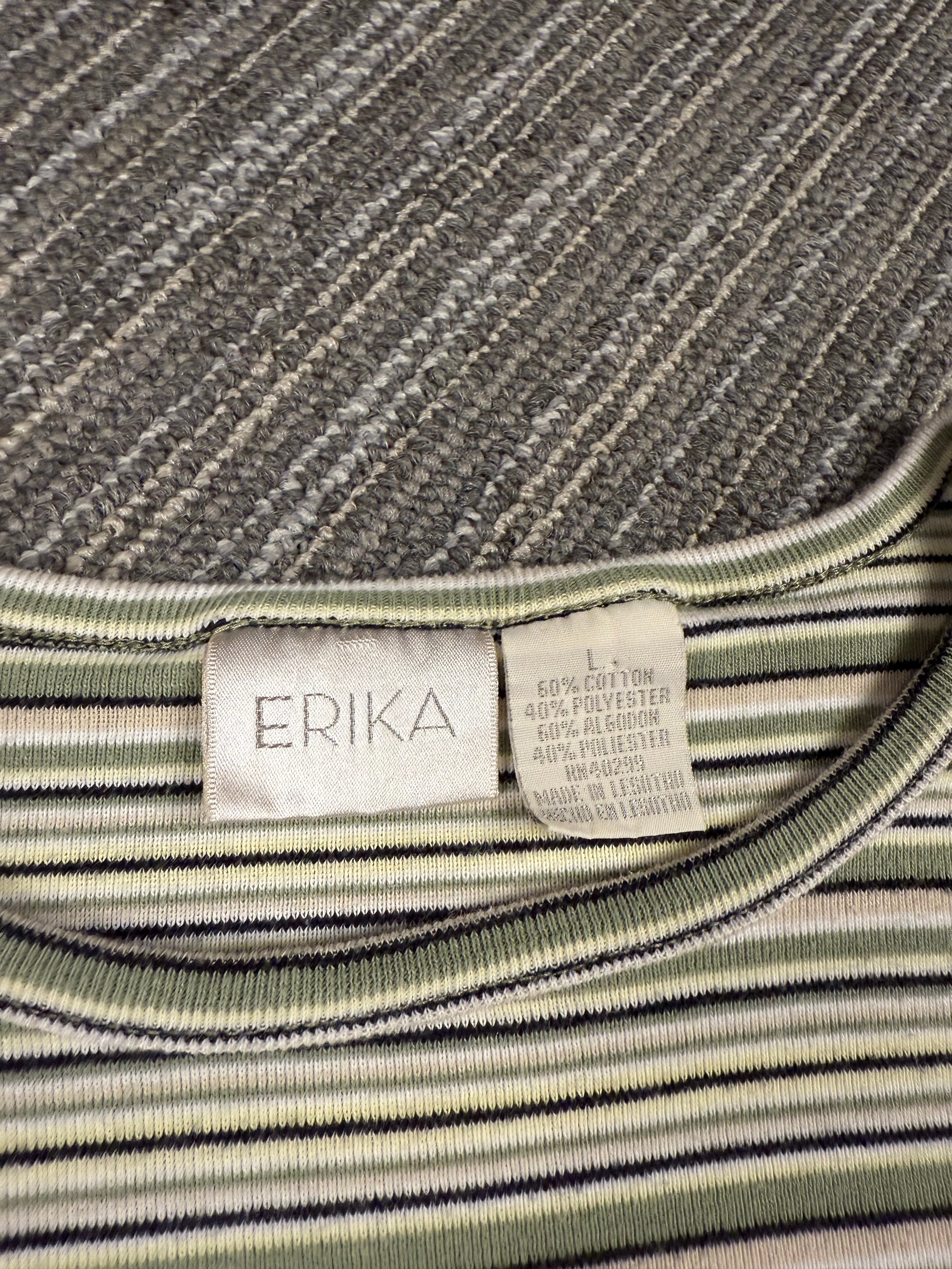 ‘00s Erika Stripped Top Sz. L