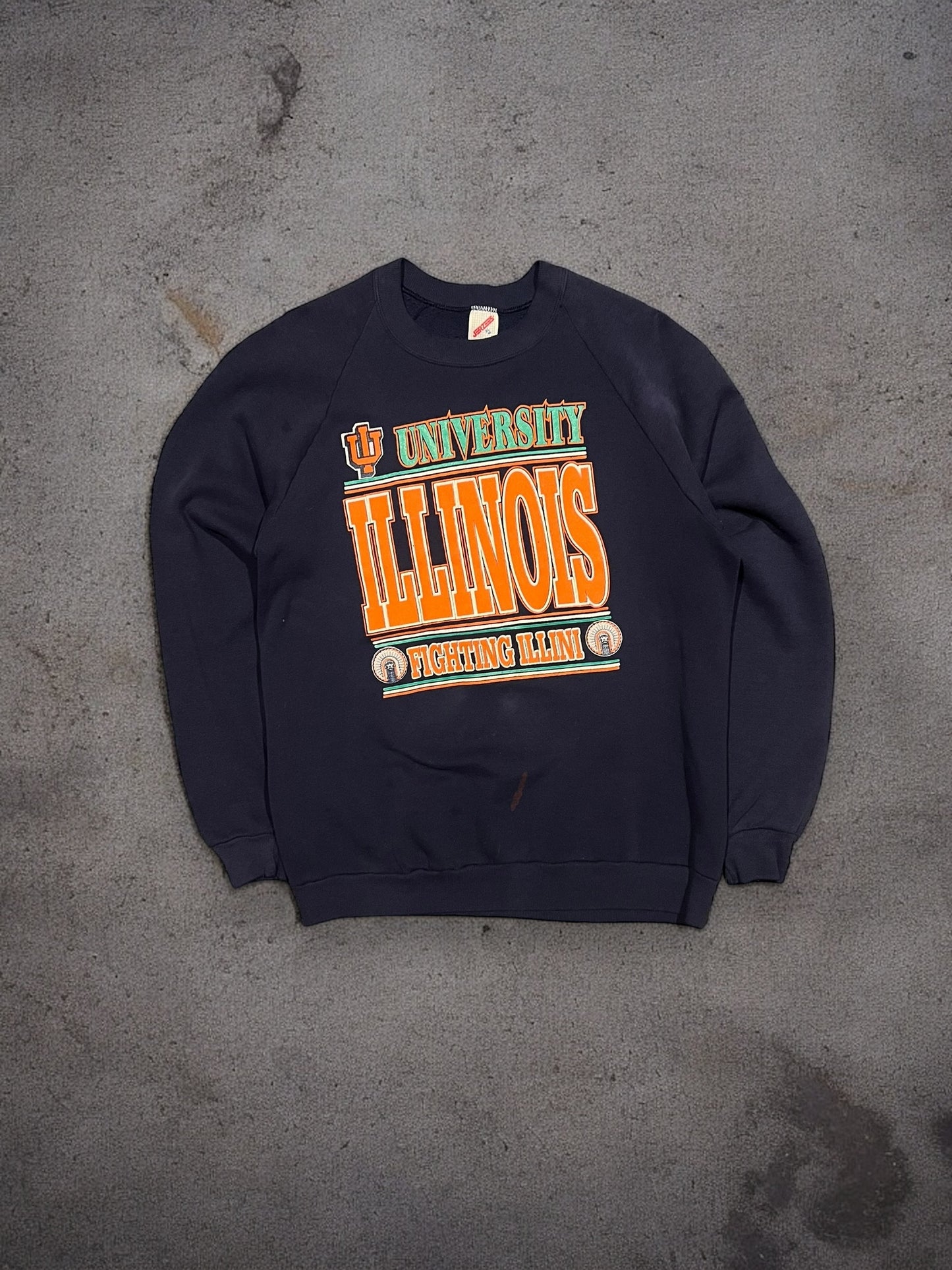 ‘90s Illinois University Crewneck Sz. XL