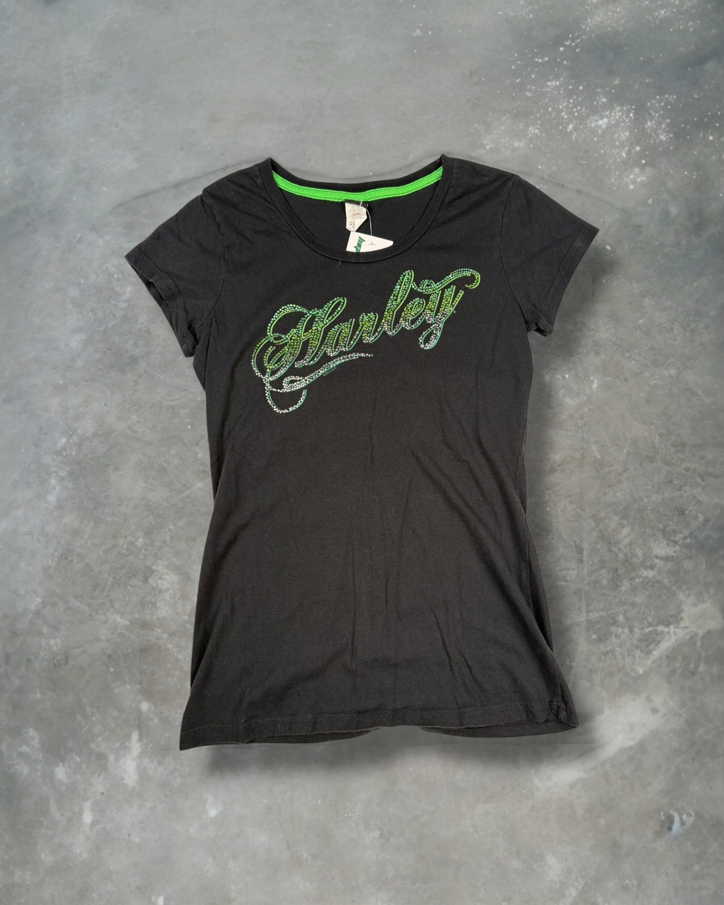 ‘15 Harley Rhinestone Tee Sz. S￼