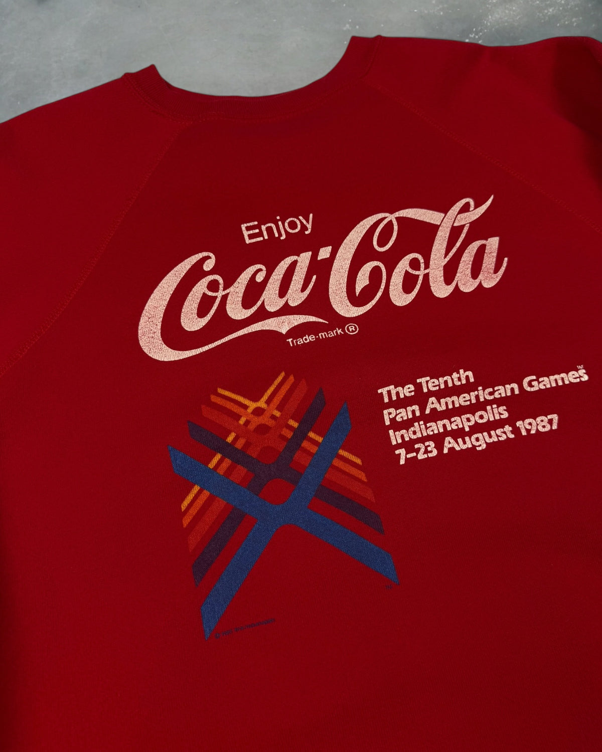 ‘87 Coke Raglan Crewneck Sz. XL