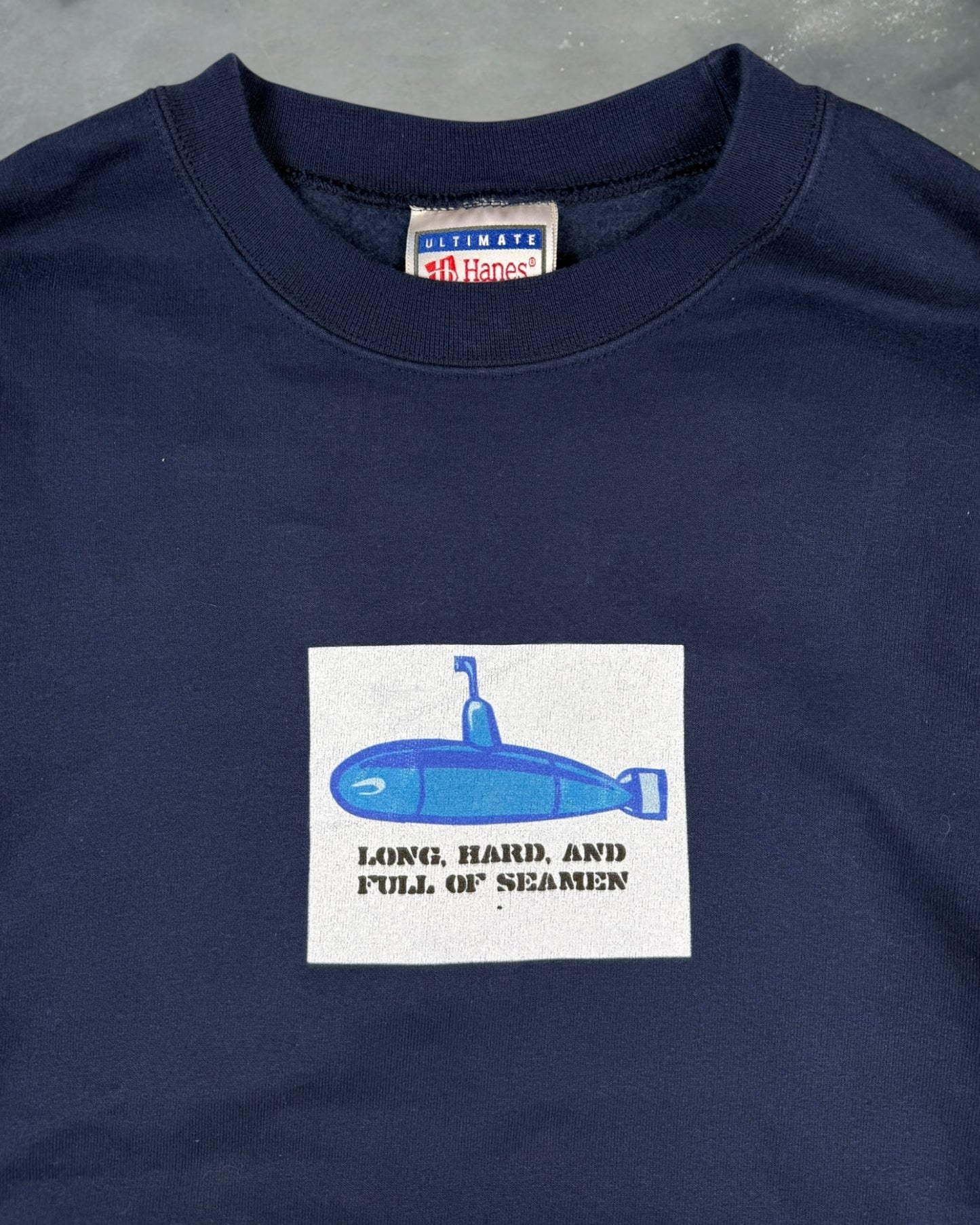 ‘00s Submarine Humor Crewneck Sz. XXL