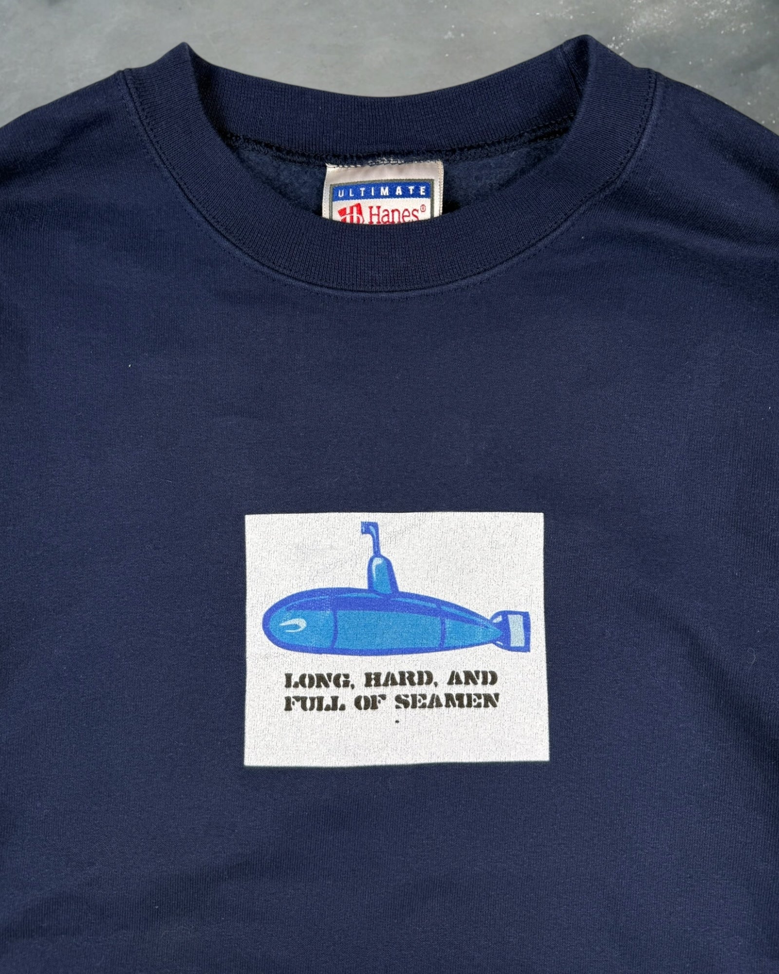 ‘00s Submarine Humor Crewneck Sz. XXL