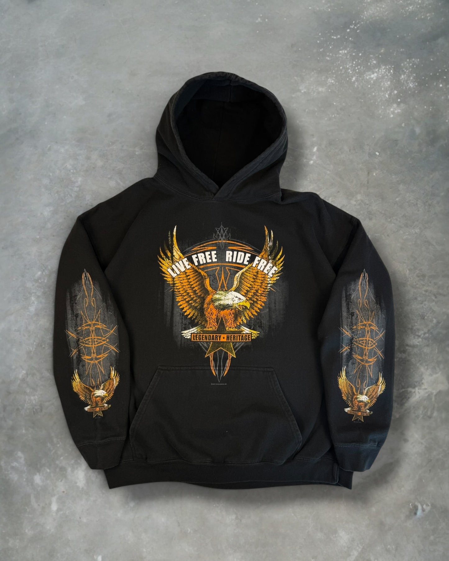 ‘09 Ride Free Biker Hoodie Sz. XL