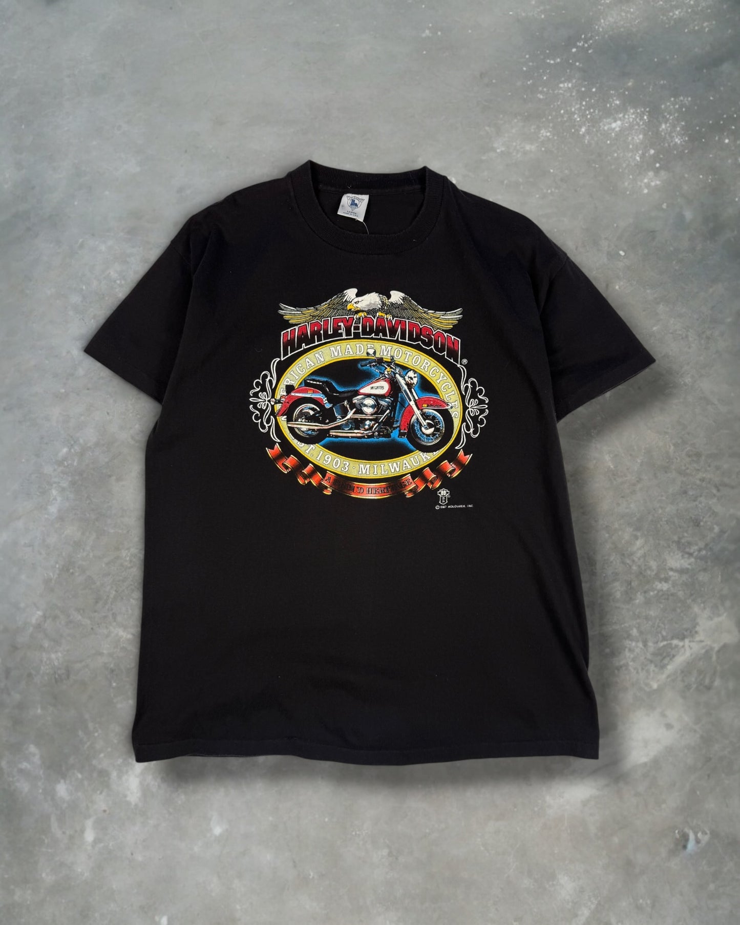 ‘87 Maverick Harley Davidson Tee Sz. L