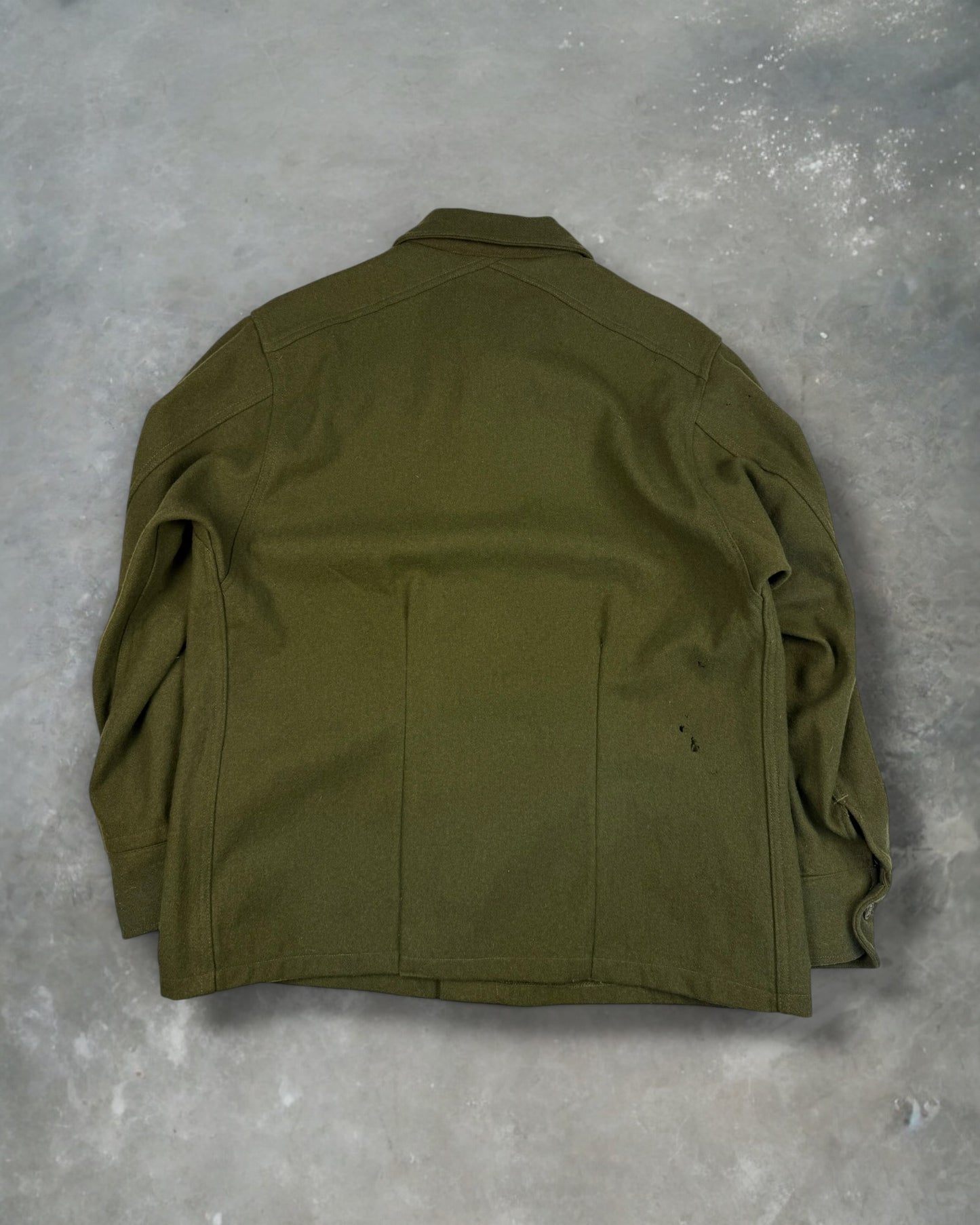 ‘50s Wool Type 2 Military OG-108 Field Flannel Sz. M