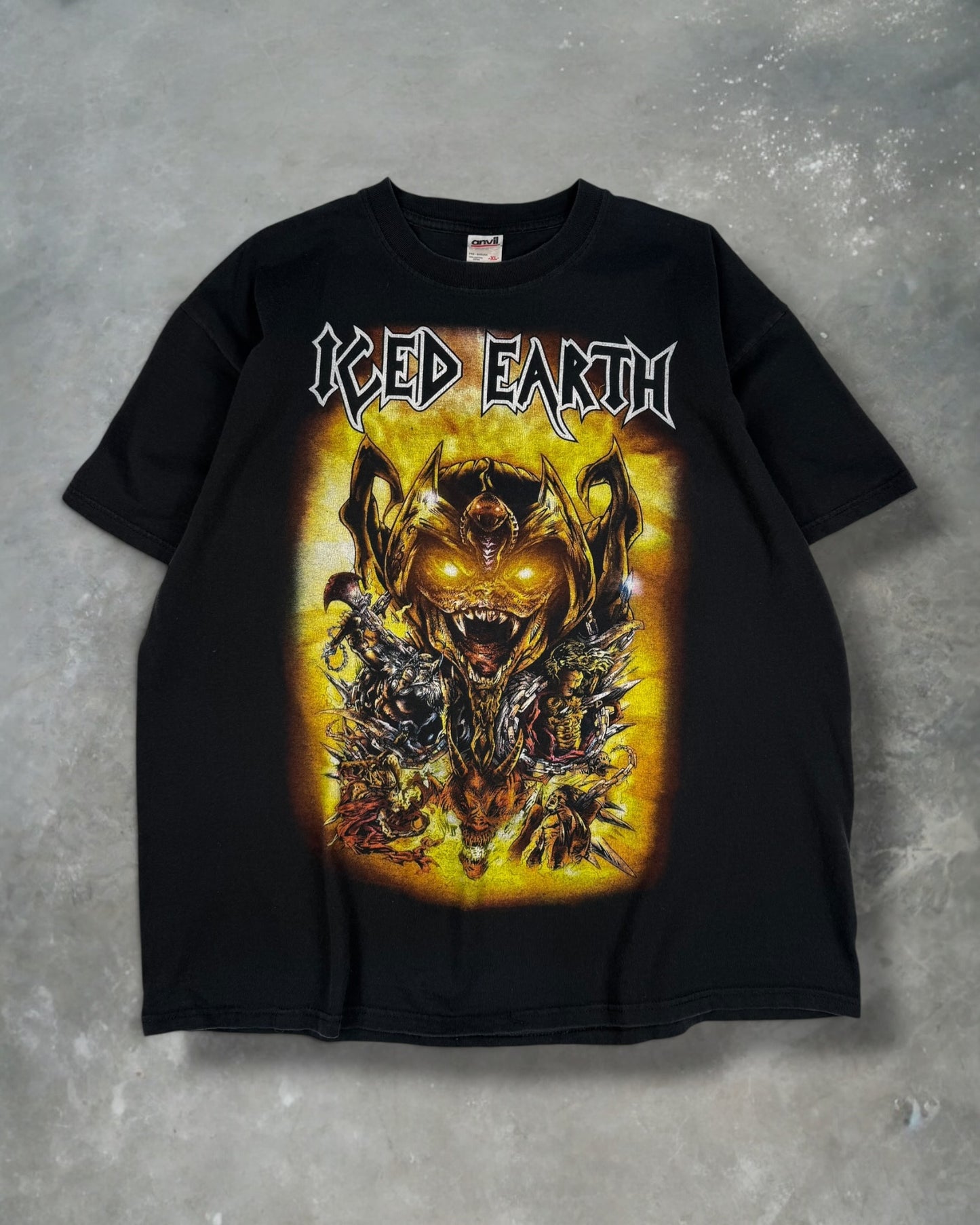 ‘01 Iced Earth Dark Genesis Tee Sz. XL