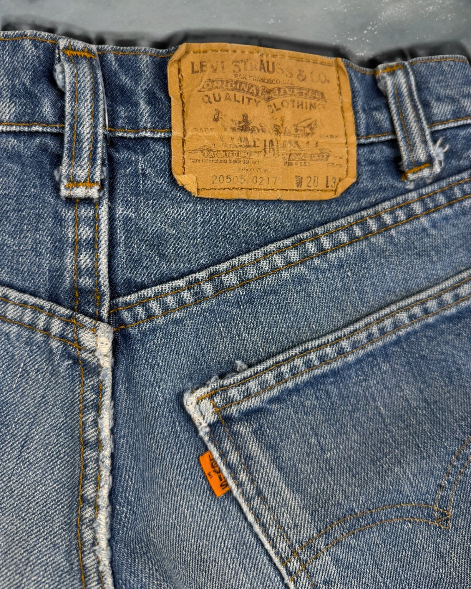 ‘70s Talon Zip Levi’s Shorts Sz. 27