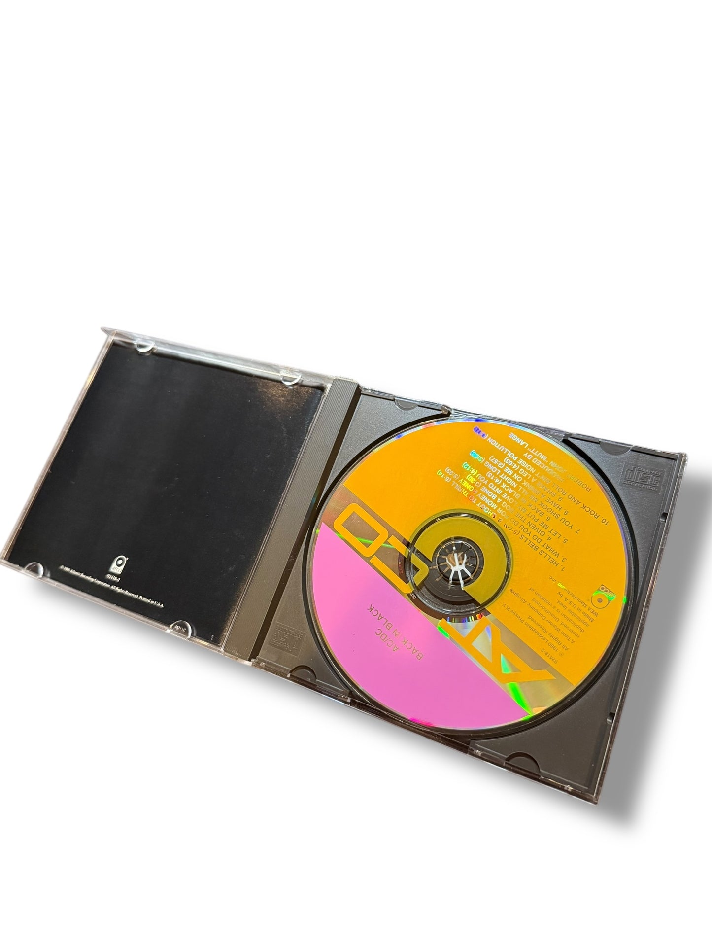 ‘80 ACDC Back In Black CD