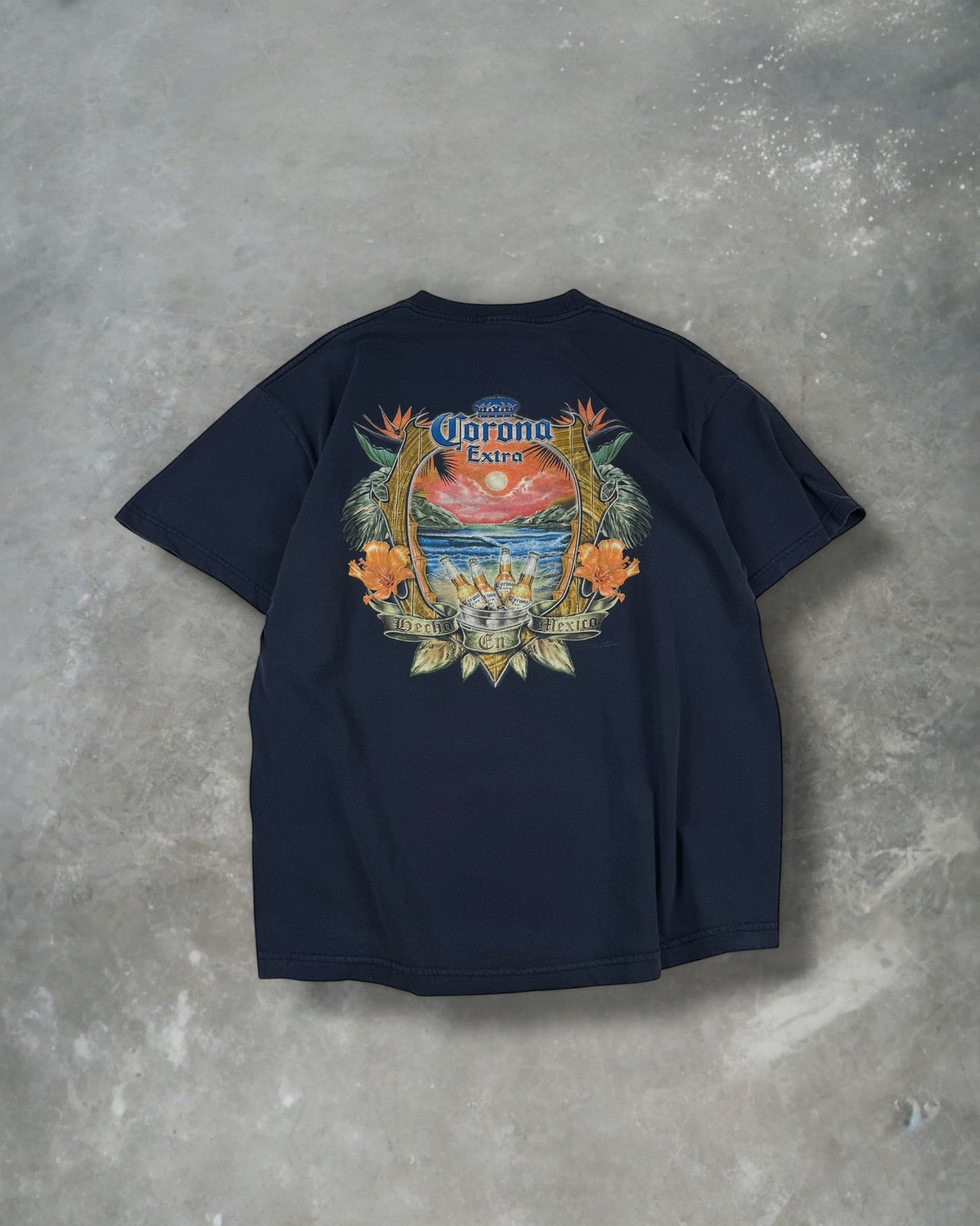 ‘00s Corona Extra Beer Tee Sz. XL