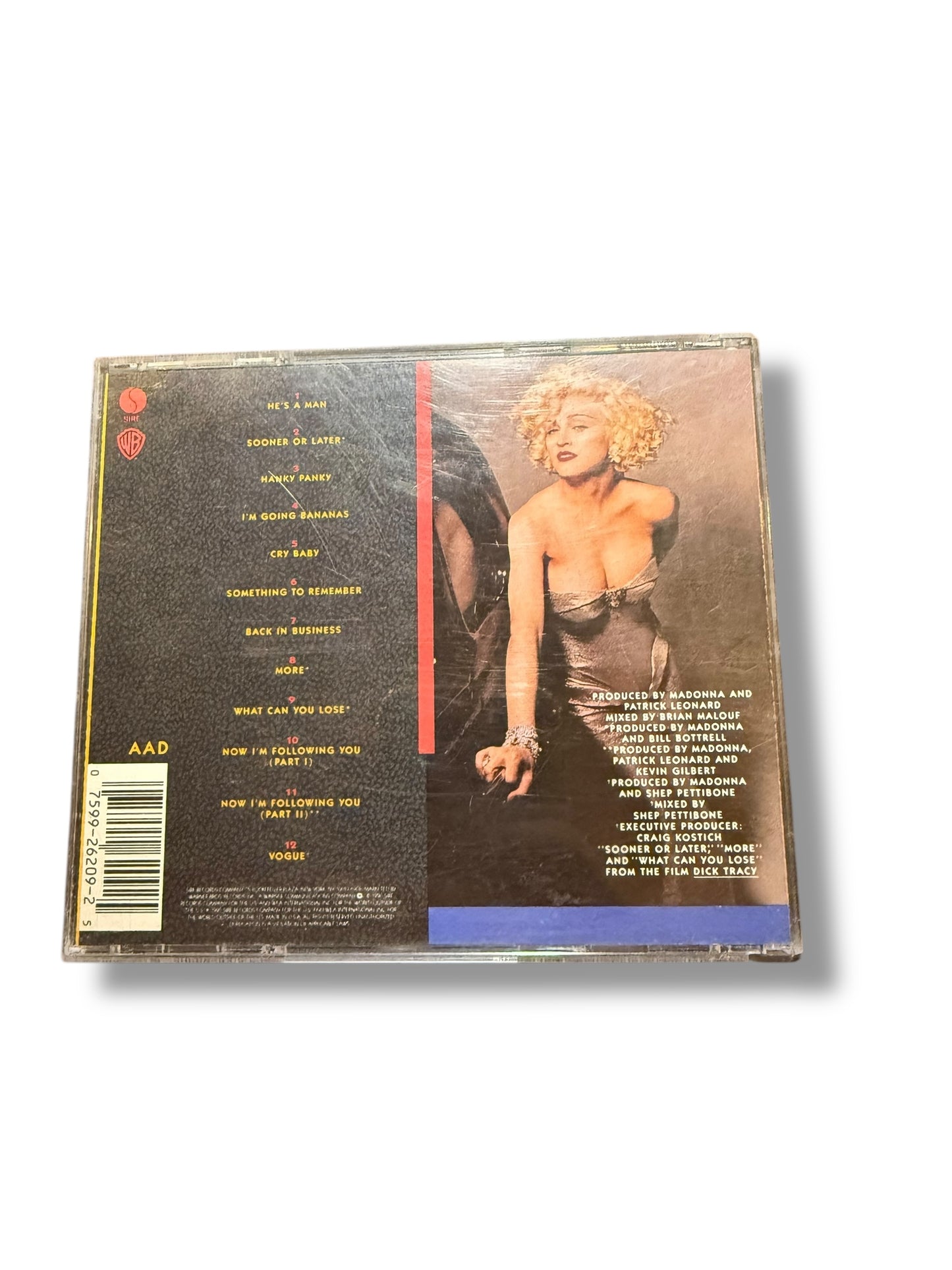 ‘90 Madonna Dick Tracy Soundtrack CD