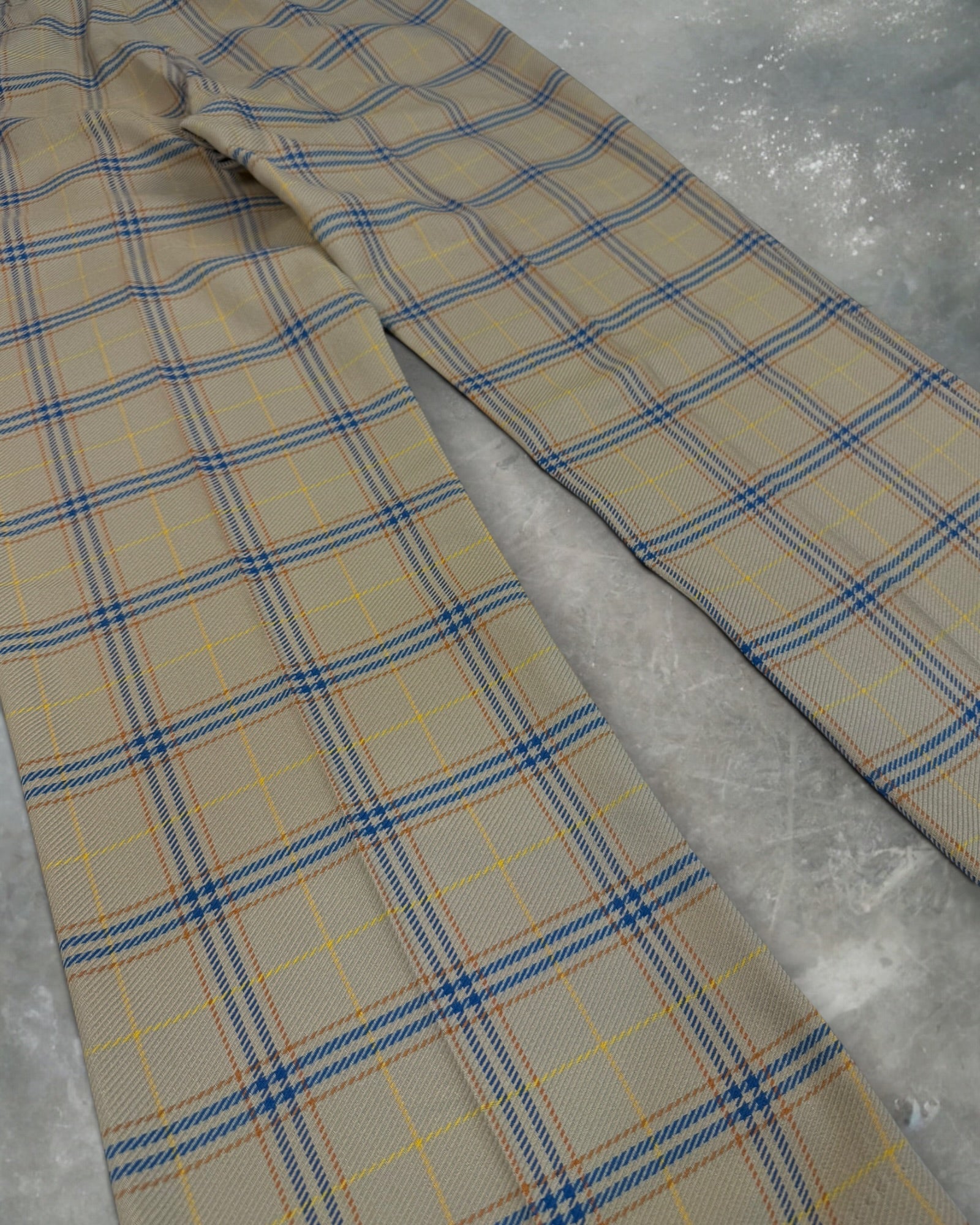 ‘70s Talon Zip Plaid Trousers Sz. 34x32
