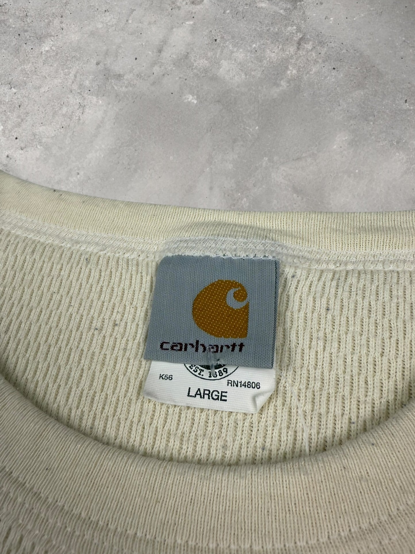 ‘80s Carhartt Thermal Long Sleeve Sz. L
