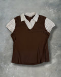 ‘00s Croft & Barrow Polo Vest Top Sz. XL