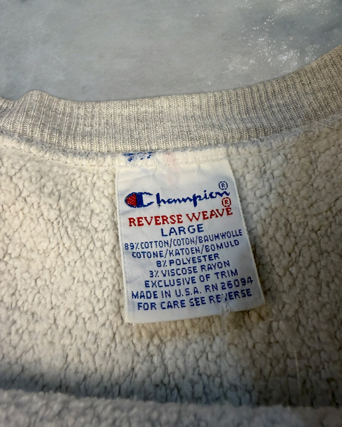 ‘90s Champion Reverse Weave Crewneck Sz. L