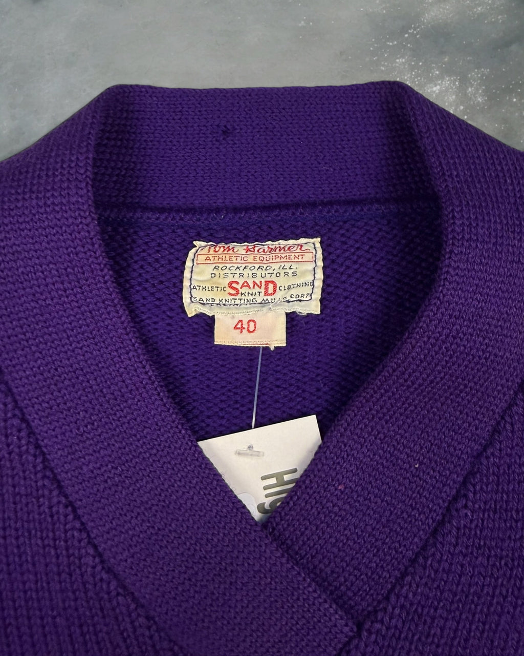 ‘50s Rockford Varsity Cheer Sweater Sz. M