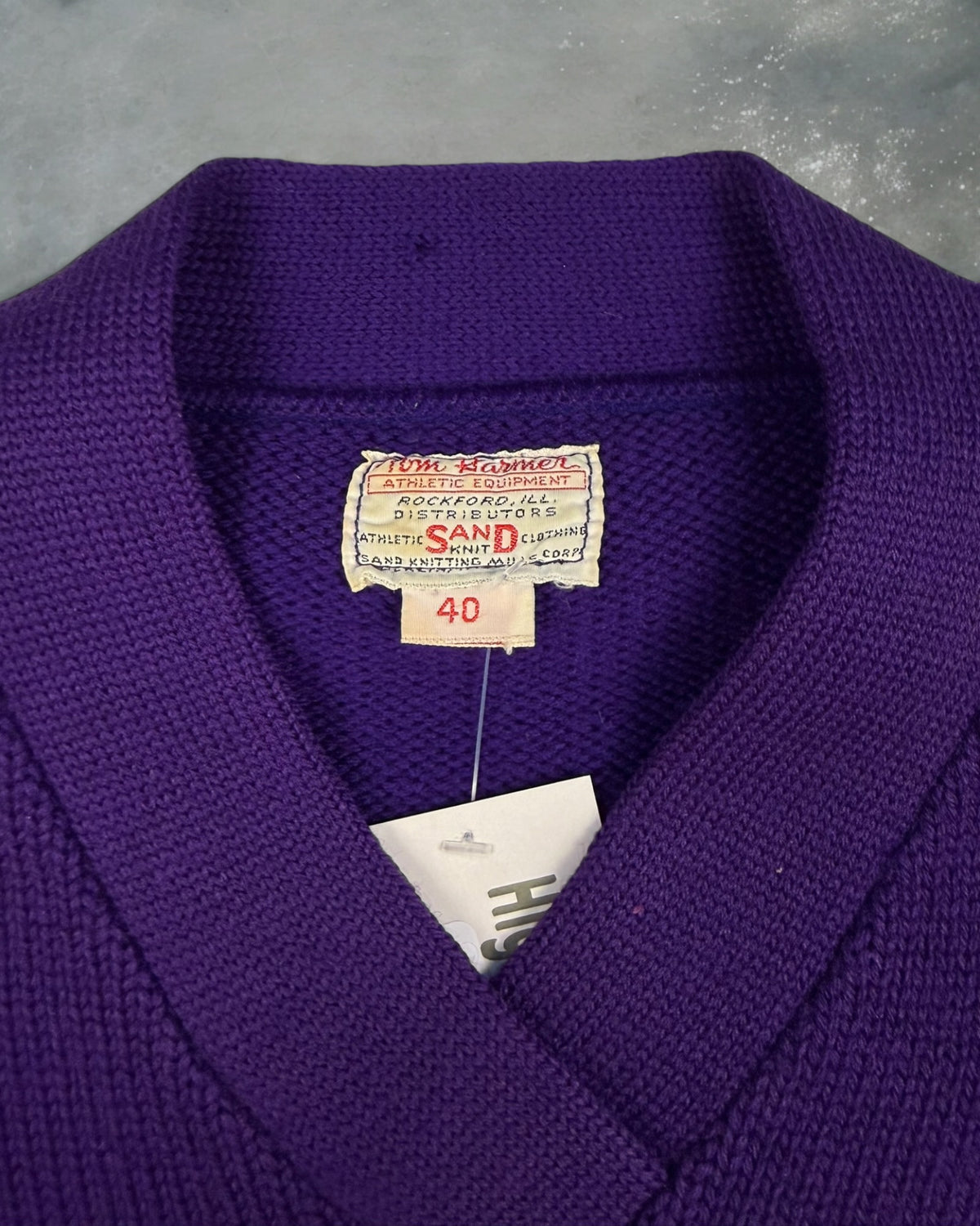 ‘50s Rockford Varsity Cheer Sweater Sz. M