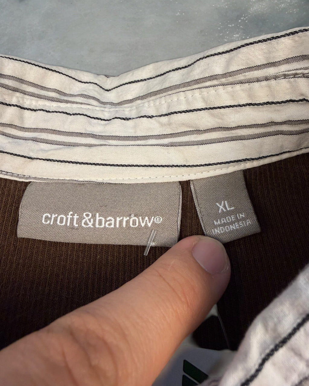 ‘00s Croft & Barrow Polo Vest Top Sz. XL
