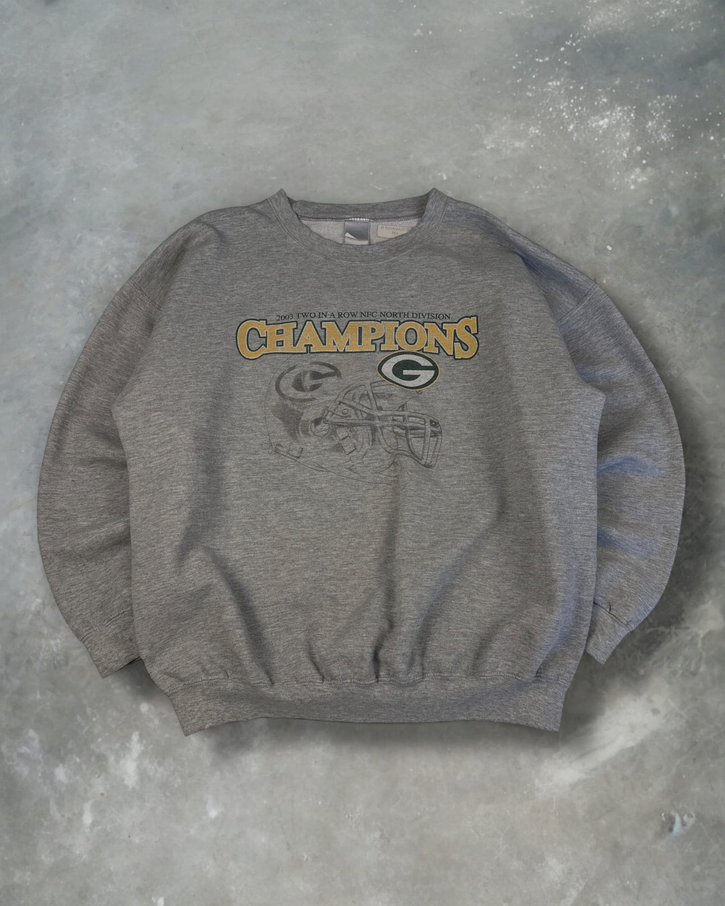 ‘03 Packers Champs Crewneck Sz. XL