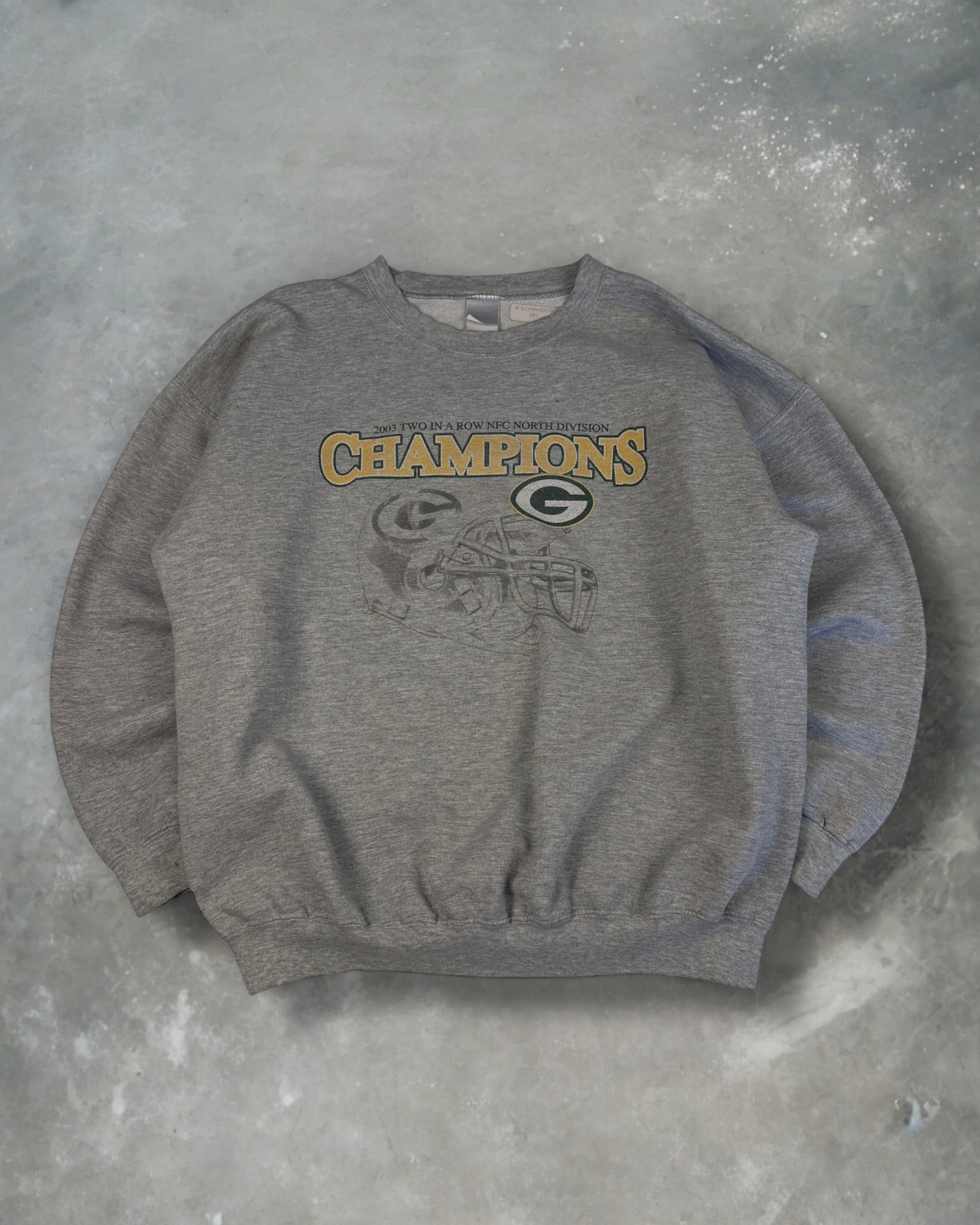 ‘03 Packers Champs Crewneck Sz. XL