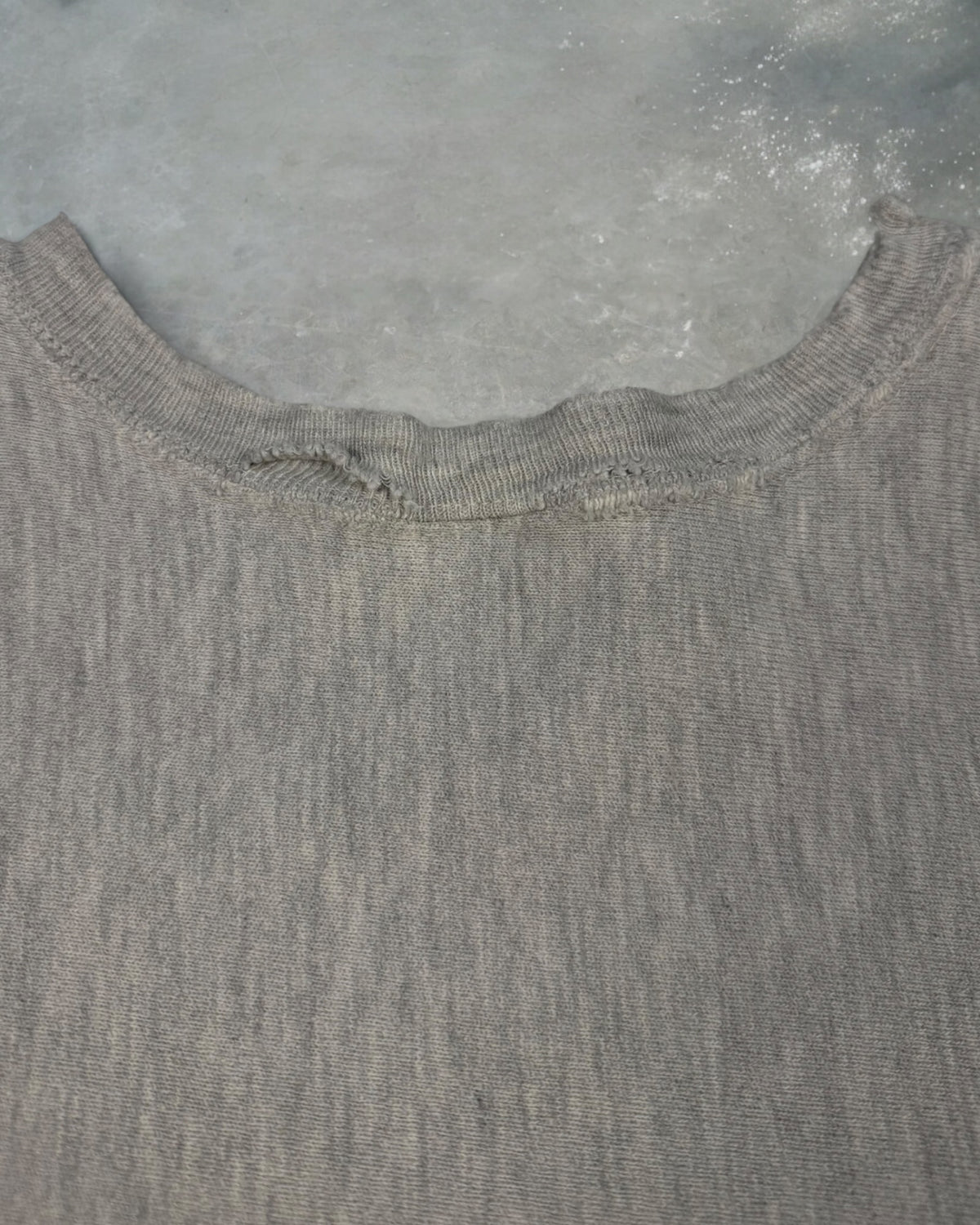‘90s Distressed Loyola Academy Lacrosse Champion Reverse Weave Crewneck Sz. XL