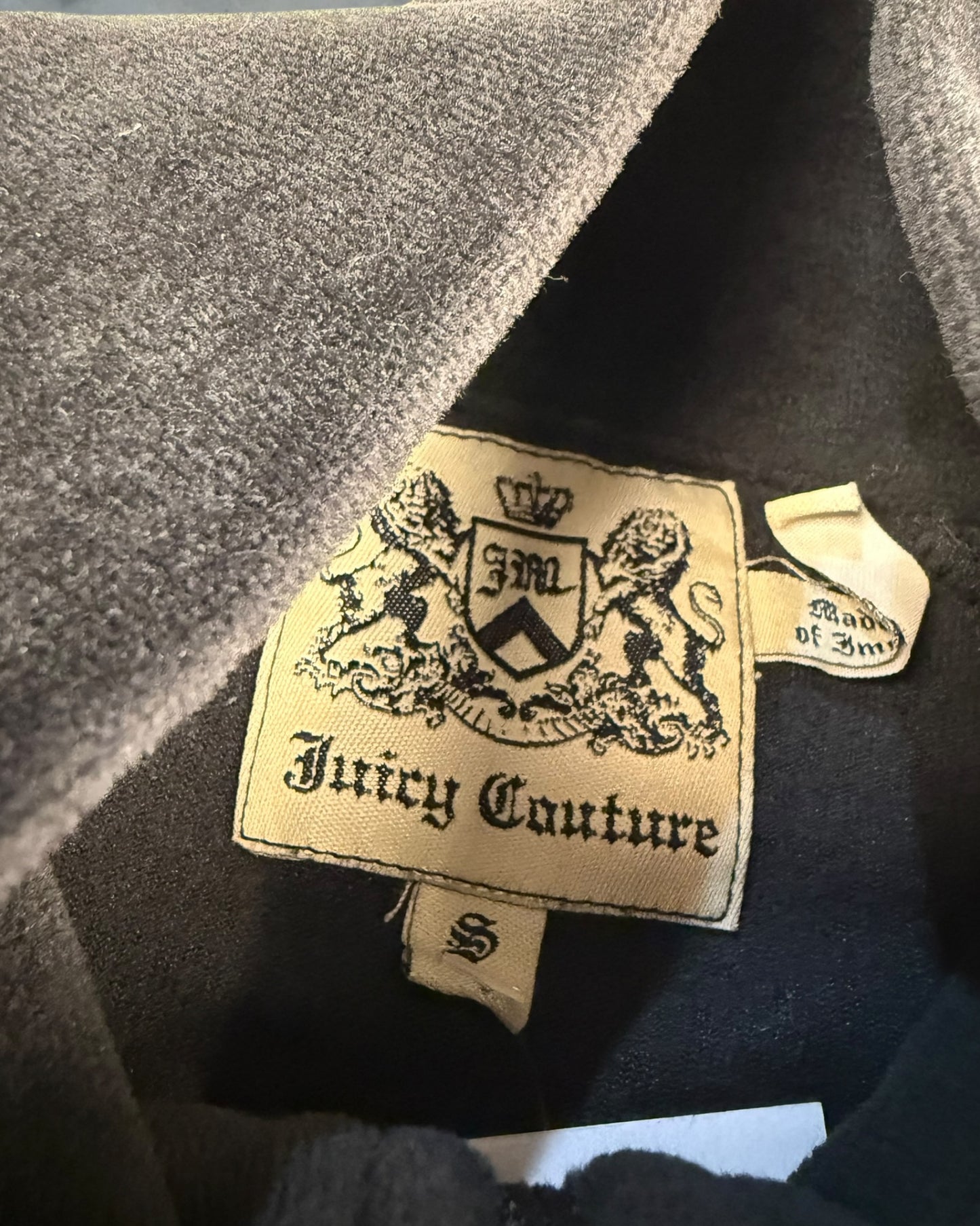 ‘00s Juicy Couture Valor Zip Up Sz. S