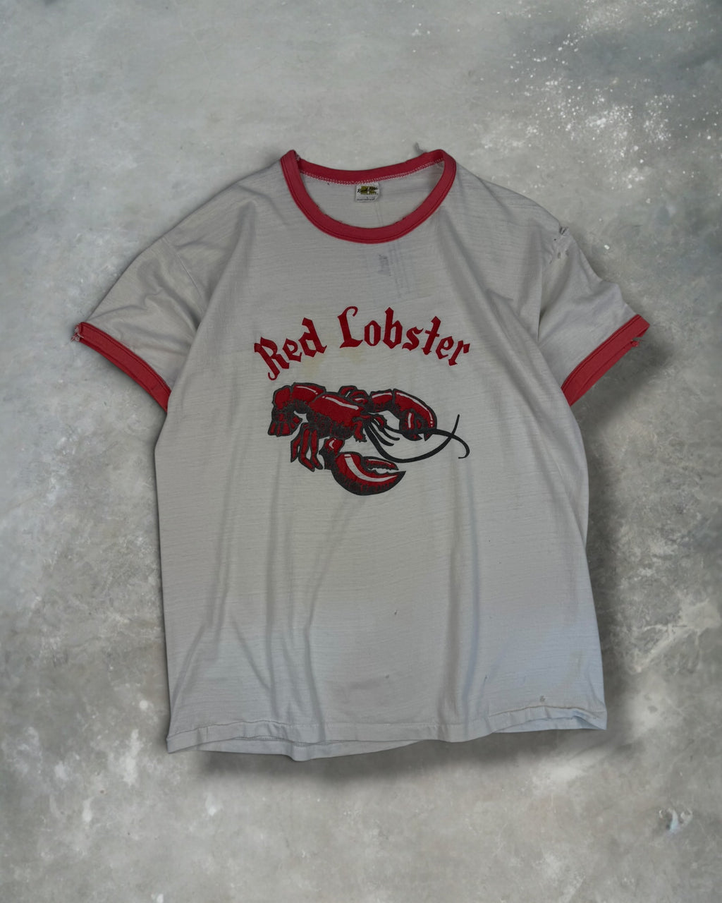 ‘70s Red Lobster Russel Athletic Ringer Tee Sz. L