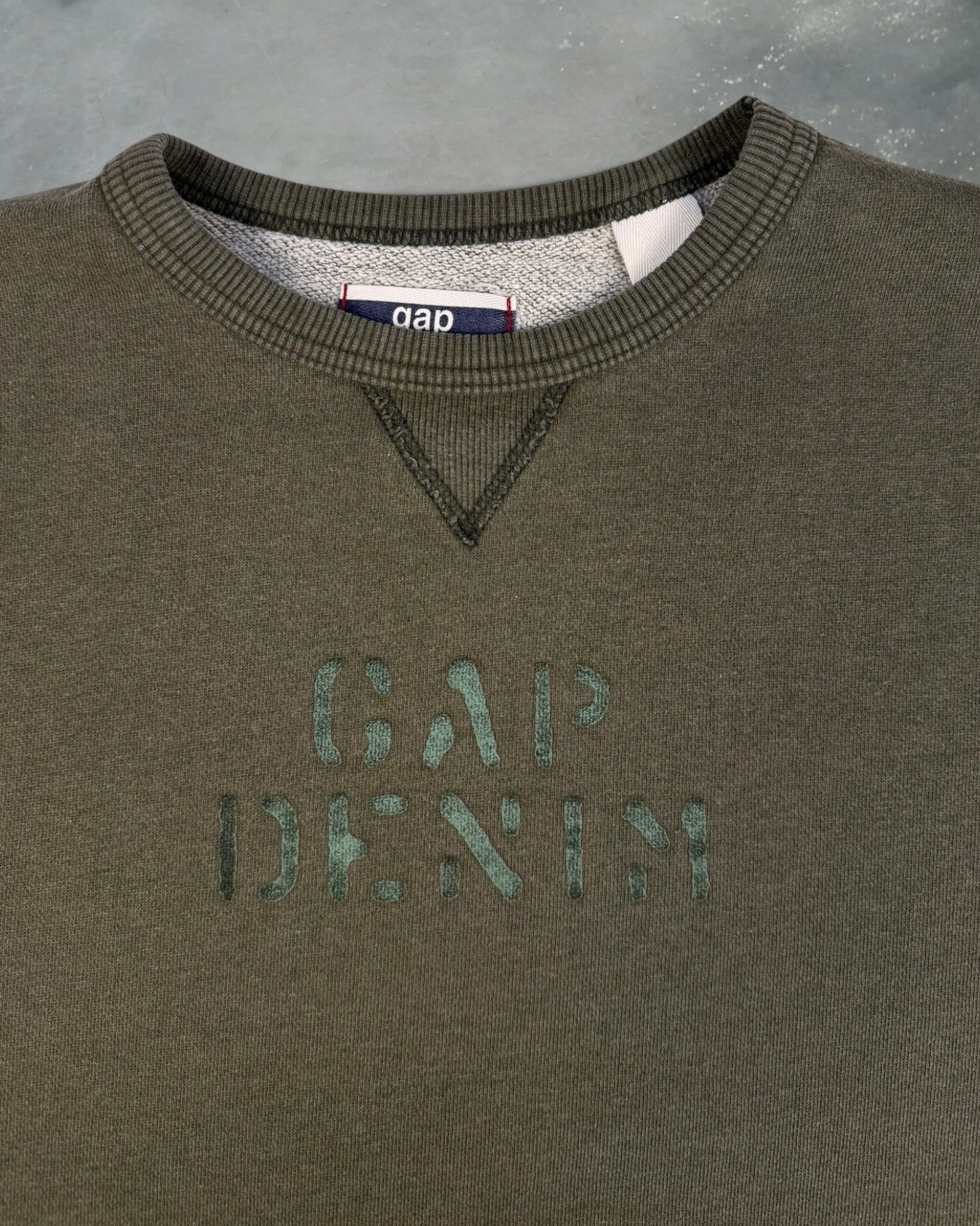 ‘90s 1940s Style Gap Denim Crewneck Sz. M