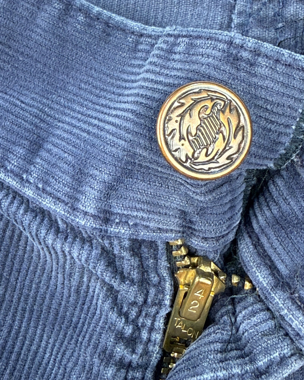 ‘70s Talon Zip Corduroy Flared Pants Sz. 34x30