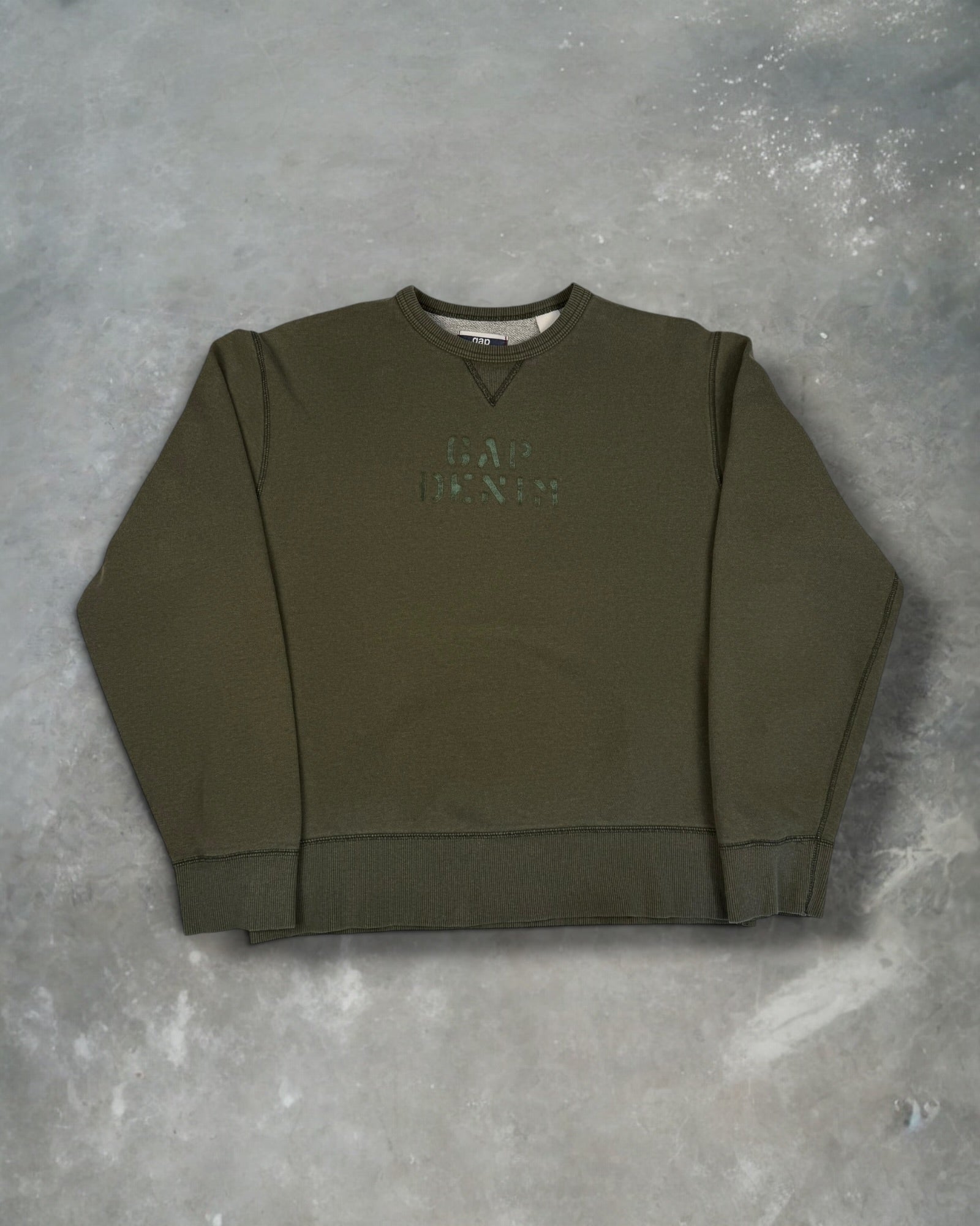 ‘90s 1940s Style Gap Denim Crewneck Sz. M