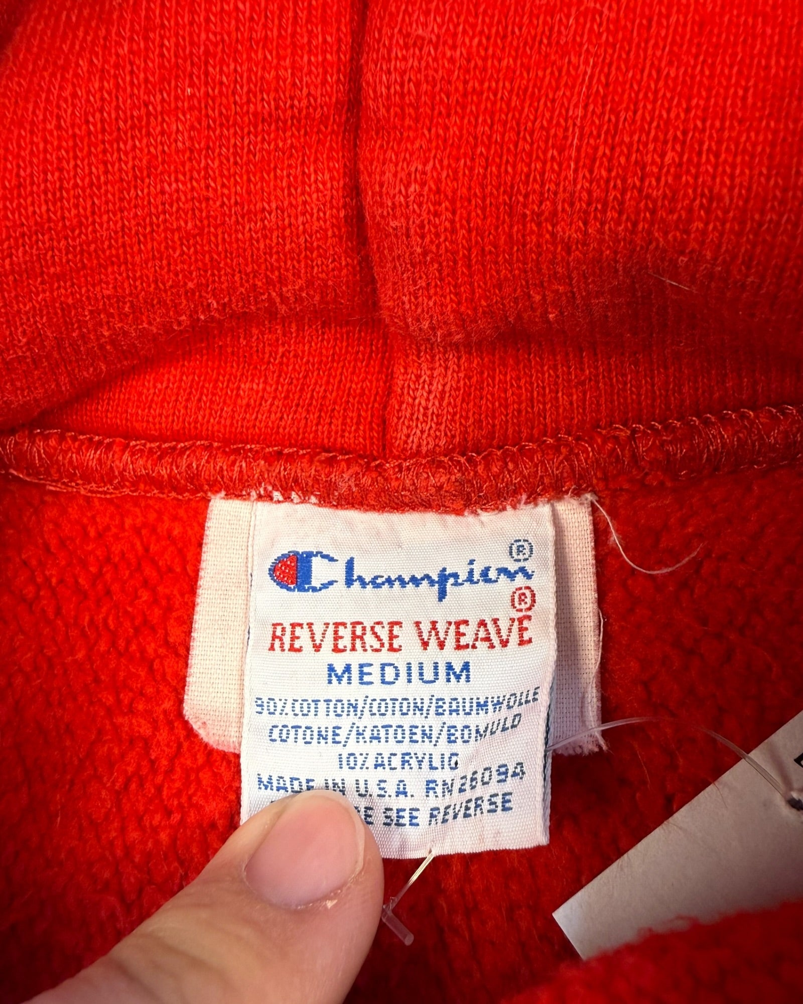 ‘80s Champion Reverse Weave Hoodie Sz. M