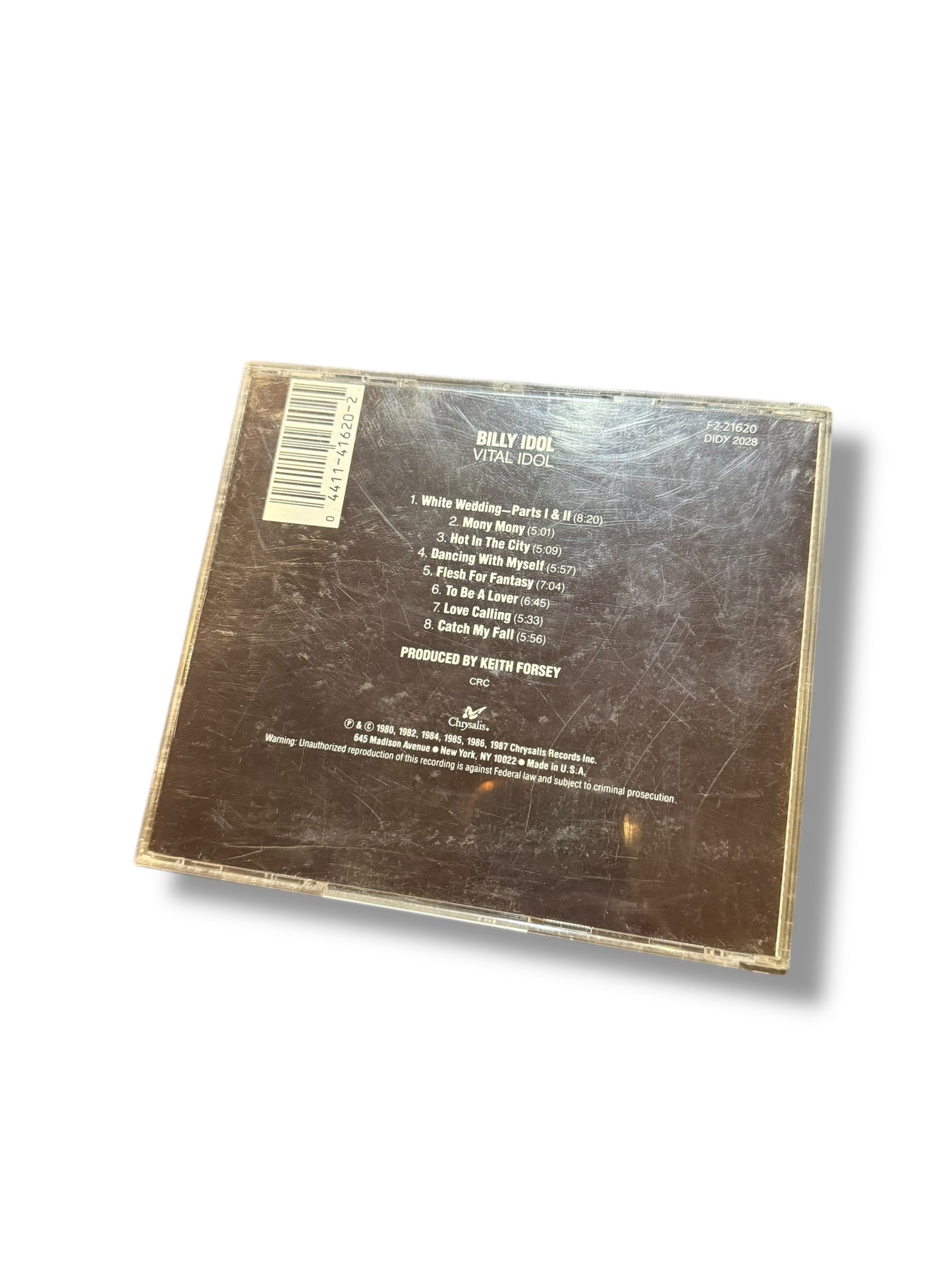 ‘87 Billy Idol Vital Idol CD