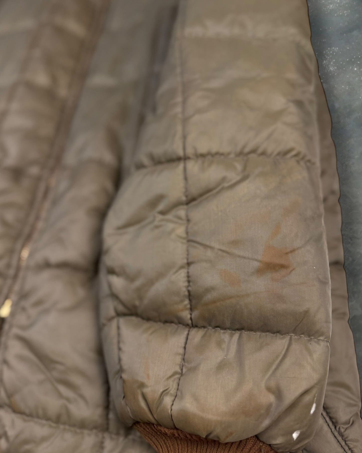 ‘70s Puffer Trench Coat Sz. XL