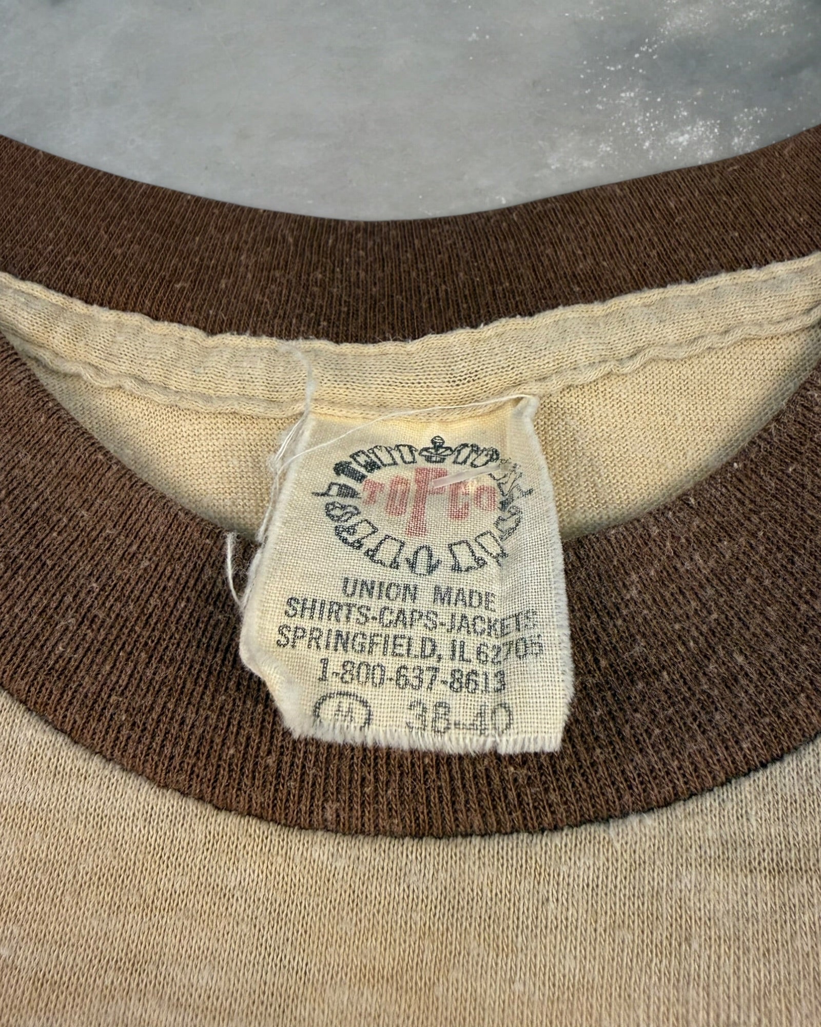 ‘84 Rockford Labor Day Ringer Tee Sz. M