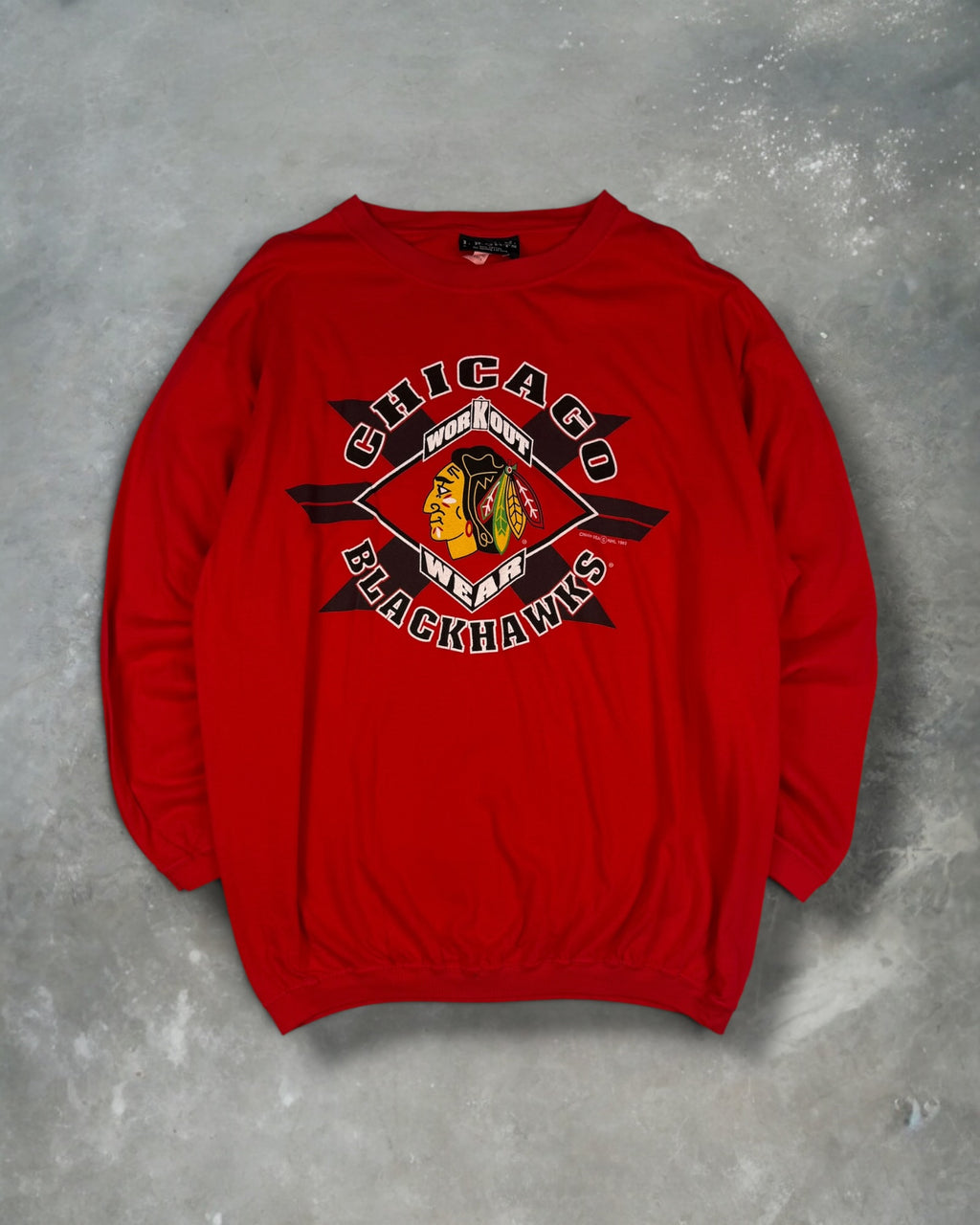 ‘92 Chicago Blackhawks Long Sleeve Sz. L