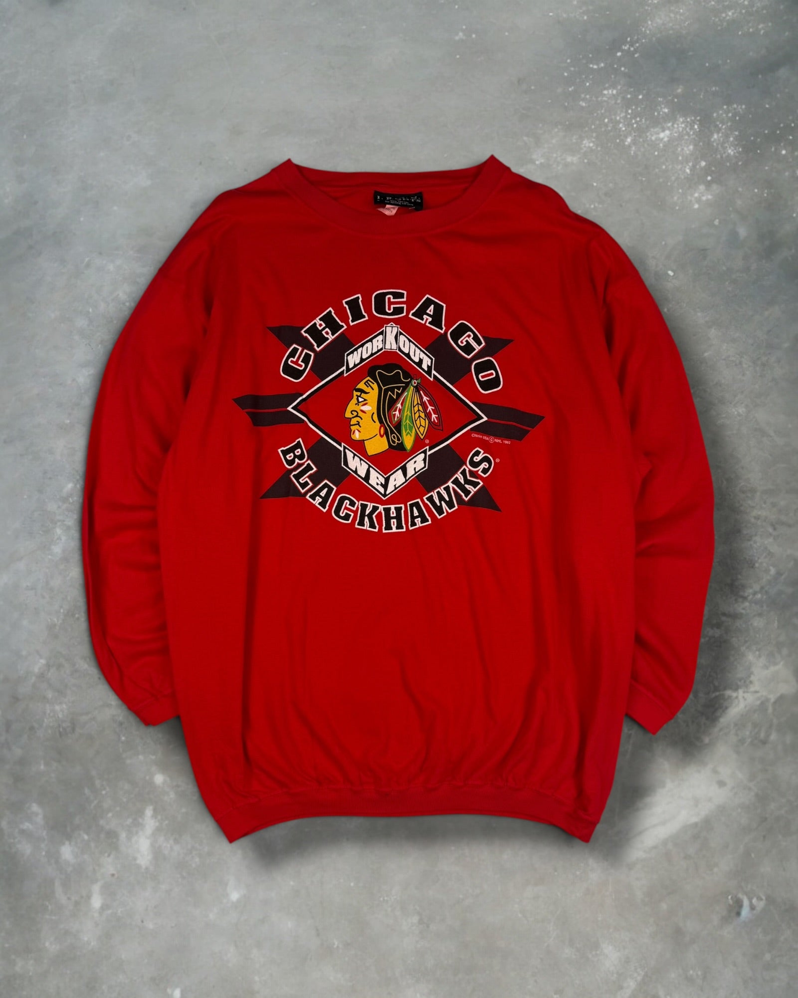 ‘92 Chicago Blackhawks Long Sleeve Sz. L