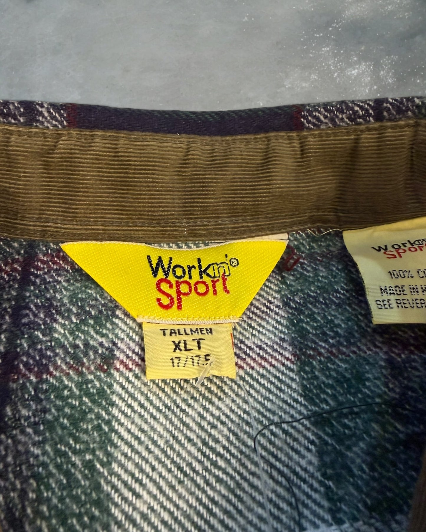 ‘00s WorknSport Flannel Sz. XL