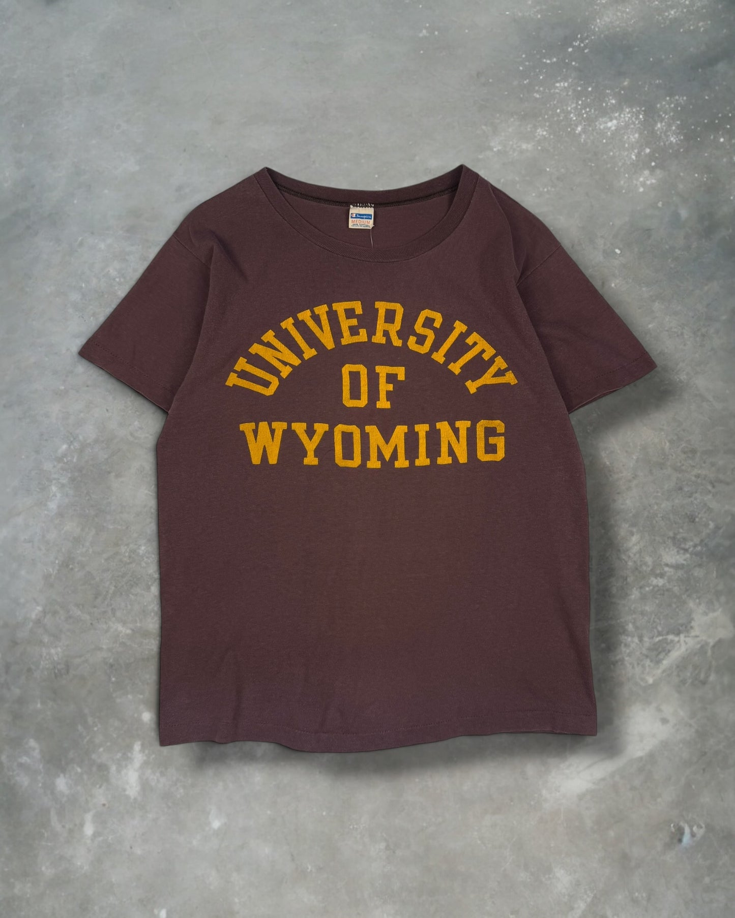 ‘70s Champion Wyoming University Tee Sz. M