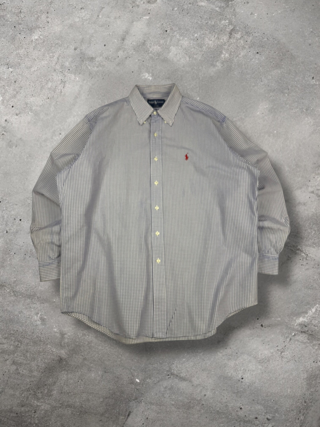 ‘00s RL Polo Button Up Sz. L