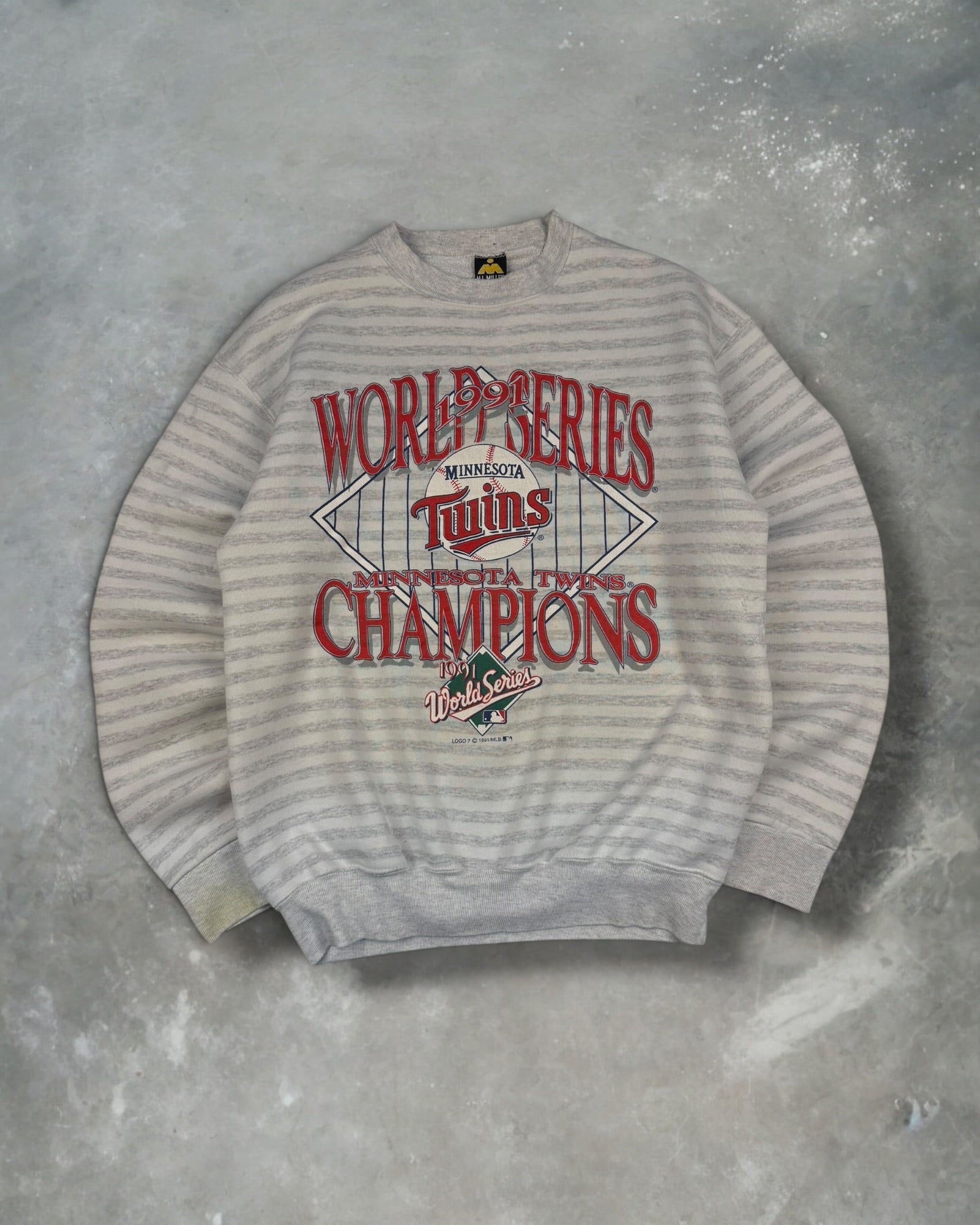 ‘91 Twins Champions Crewneck Sz. L