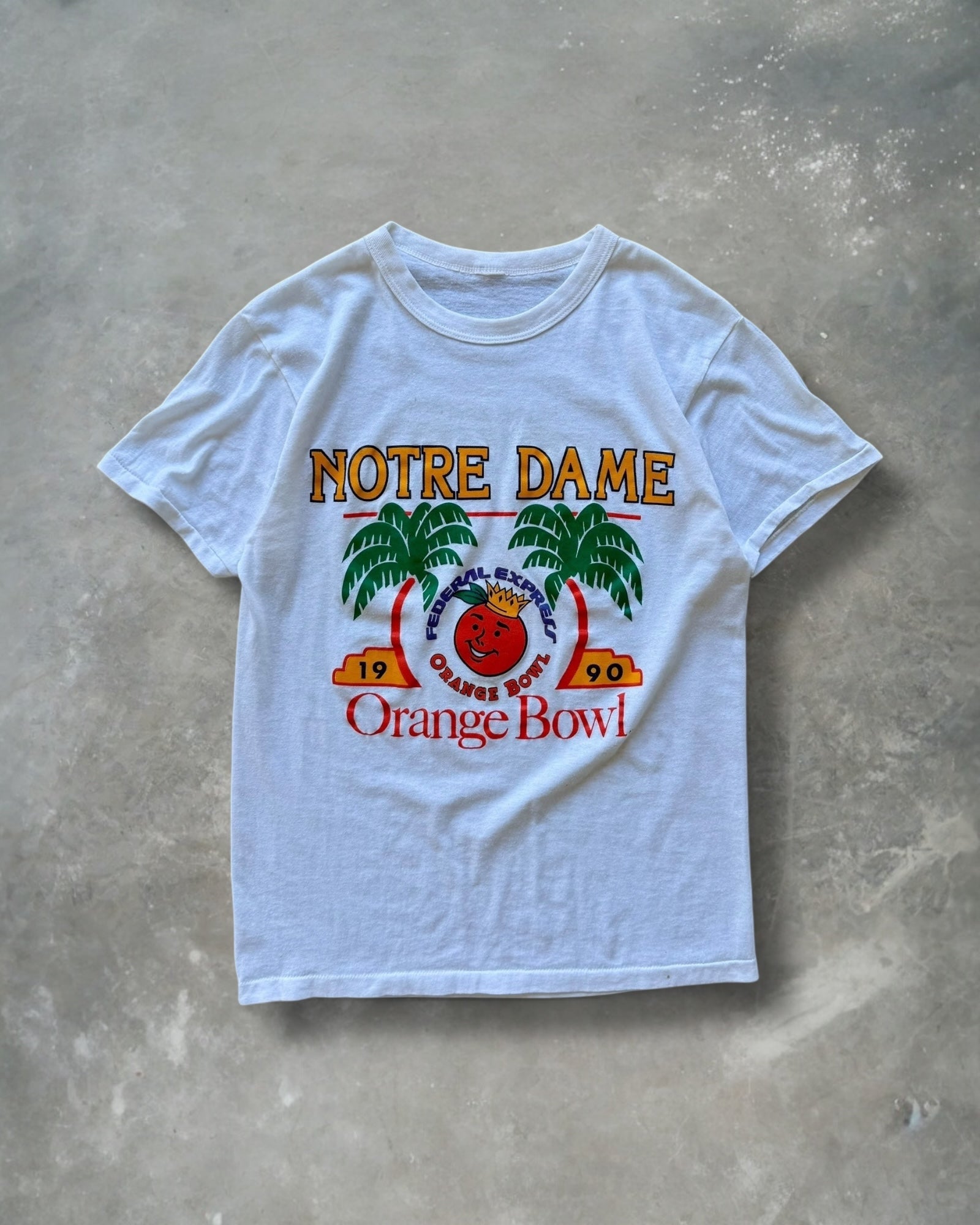 ‘90s Notre Dame Orange Bowl Tee Sz. M