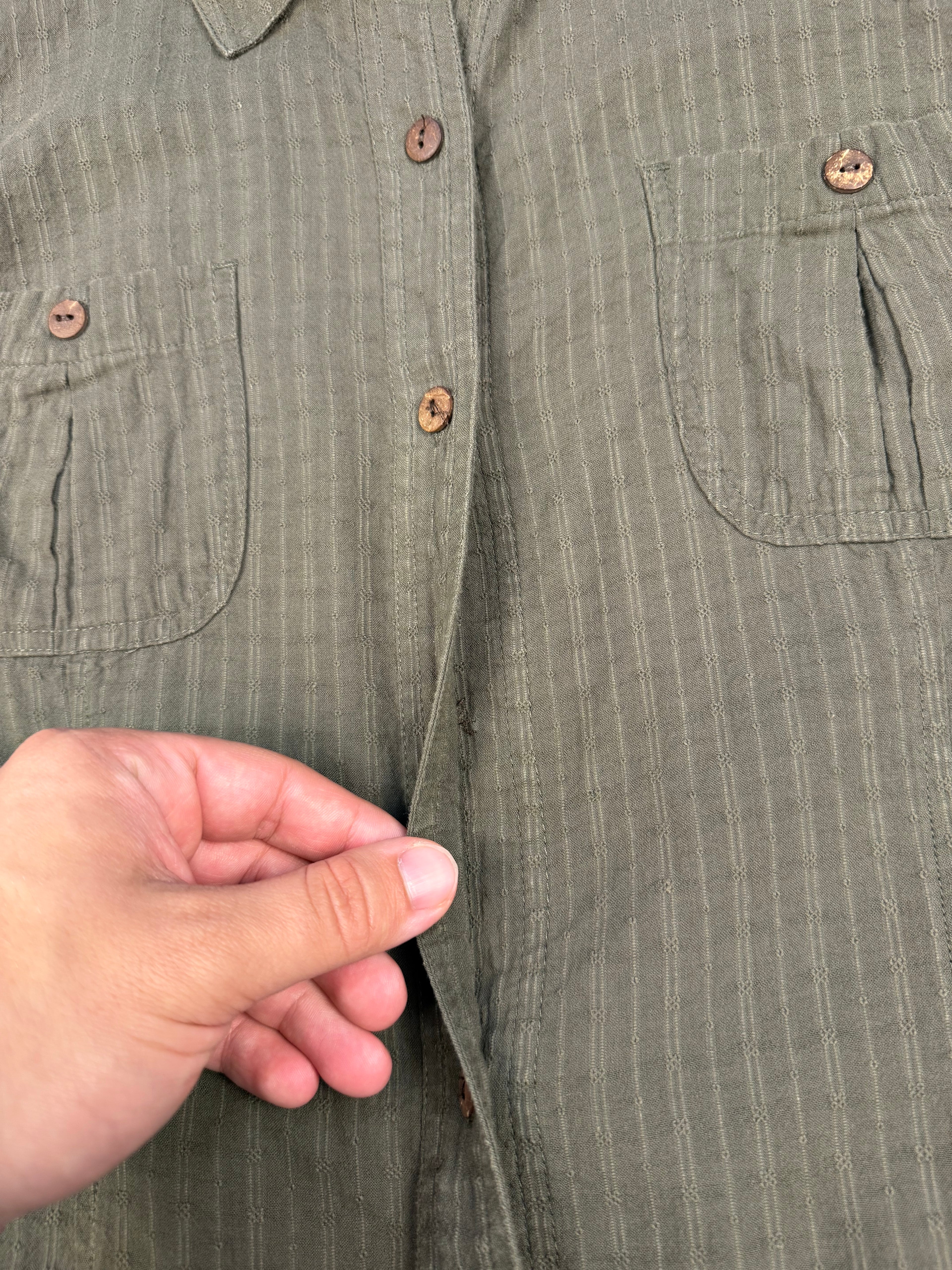 ‘00s Christopher & Banks Button Up Sz. L