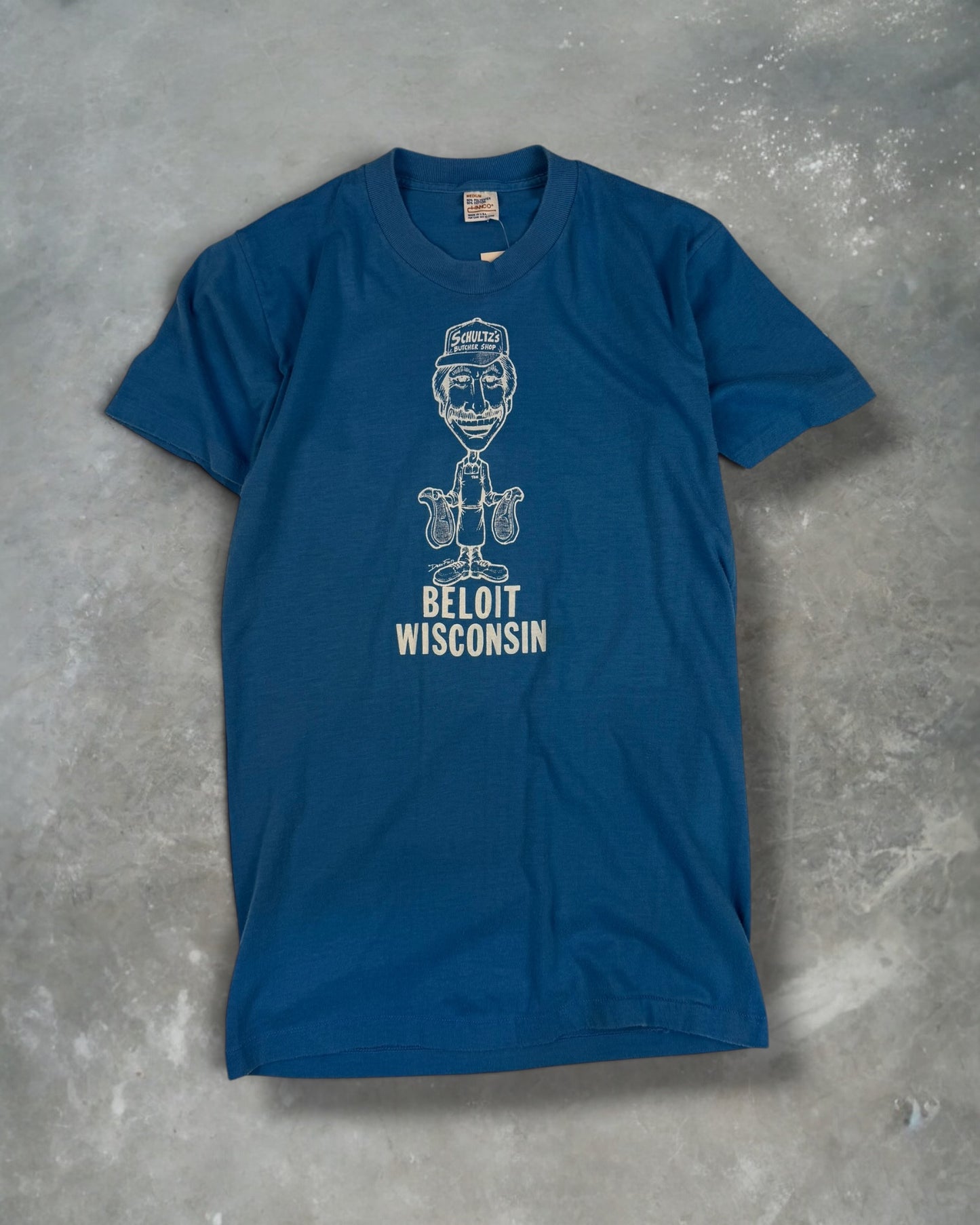 ‘70s Beloit Butcher Tee Sz. M