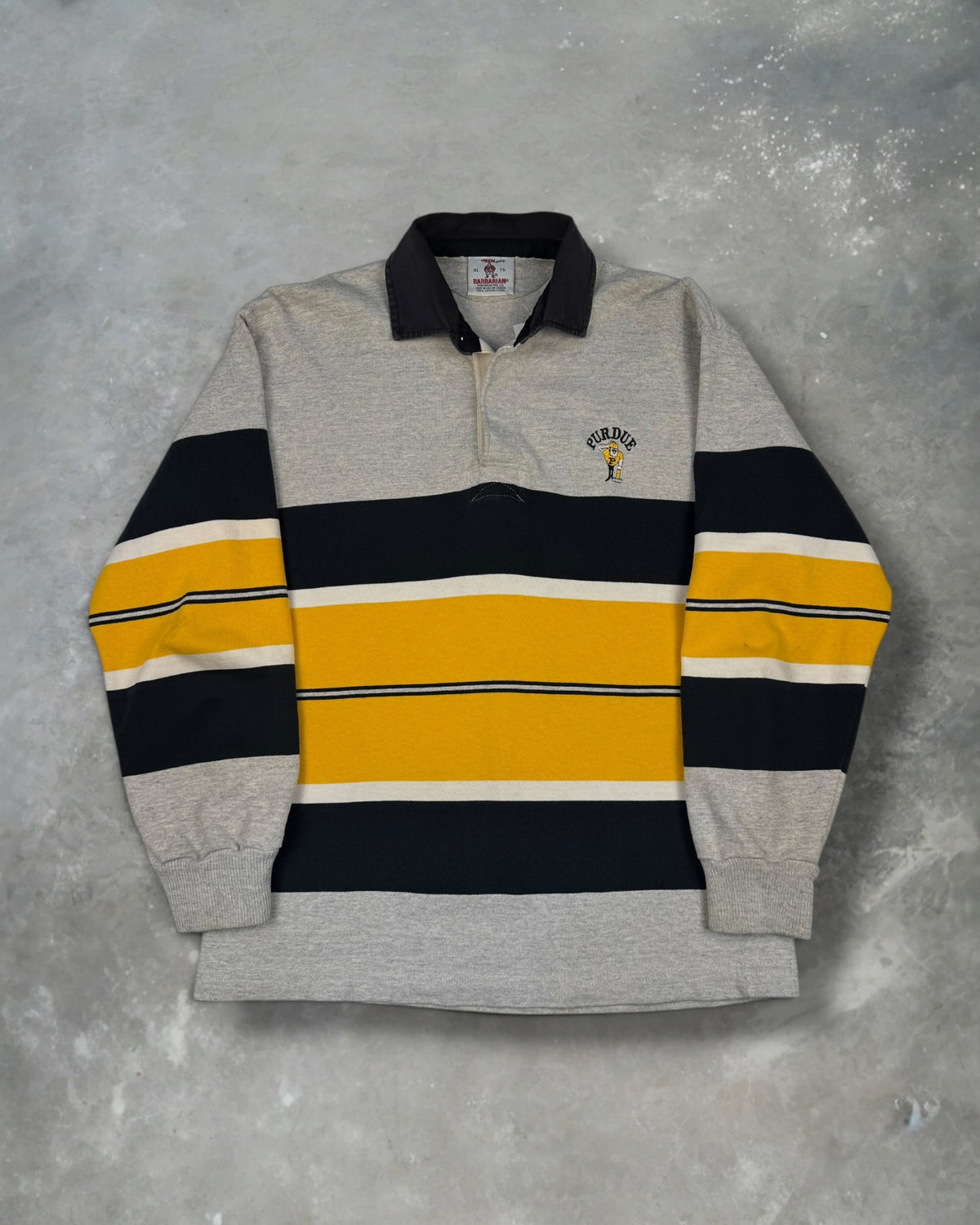 ‘90s Purdue Rugby Polo Sz. XL