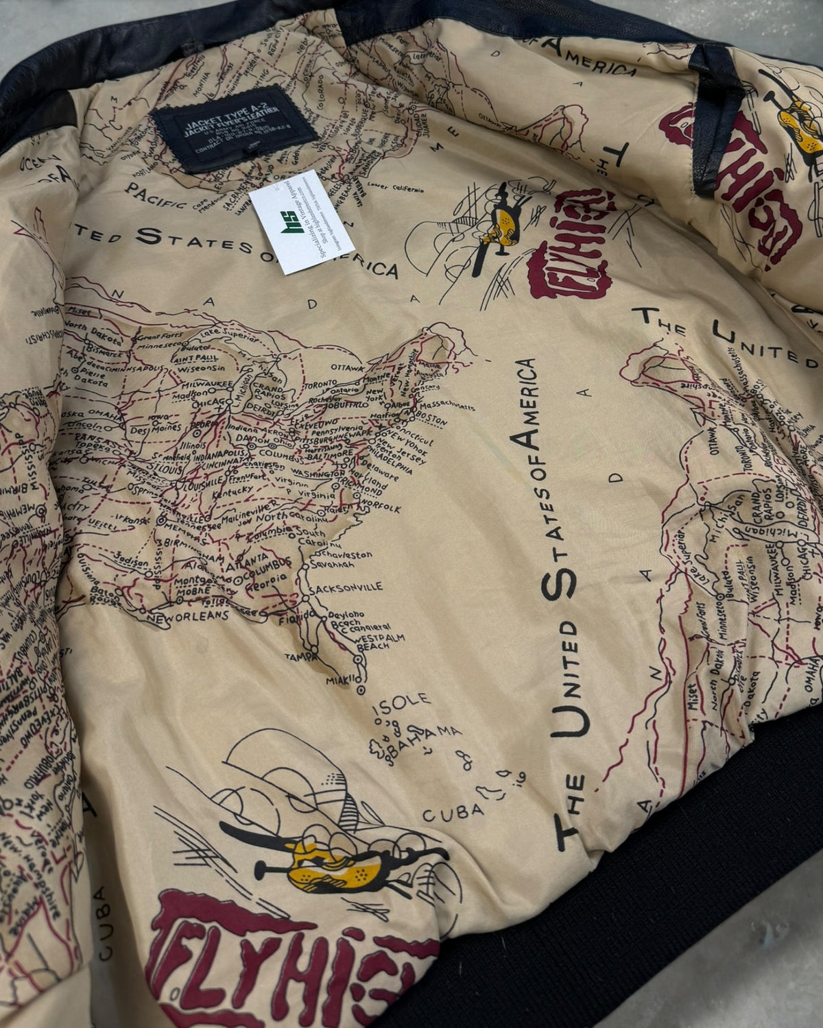 ‘90s Aviator Style Type A-2 Flight Jacket Sz. XL