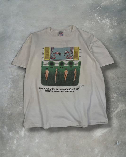 ‘90s Mr. Flamingo Art Tee Sz. L