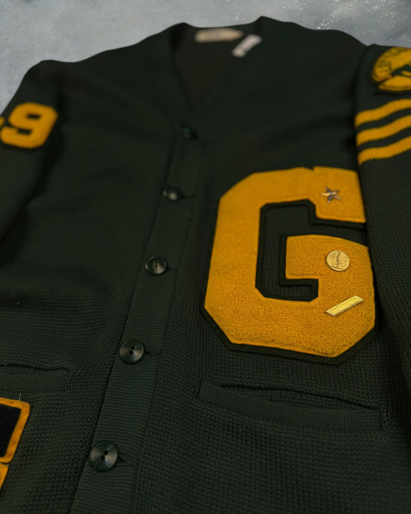 ‘60s New Era Varsity Letterman Cardigan Sz. L